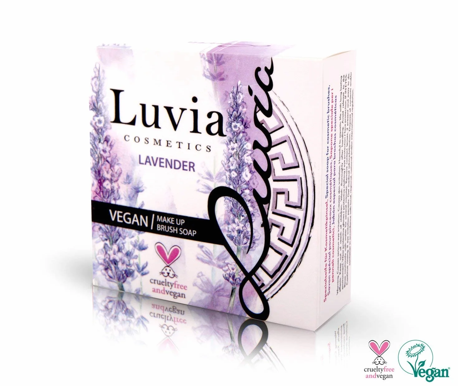 Luvia Nettoyant pour pinceaux de maquillage Savon 100 g XXL