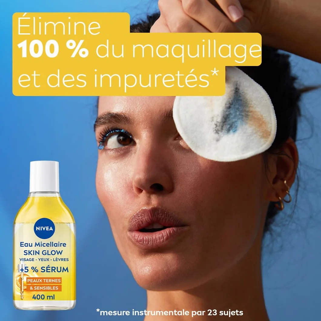 NIVEA Eau Micellaire Visage Waterproof Skin Radiance 400 ml