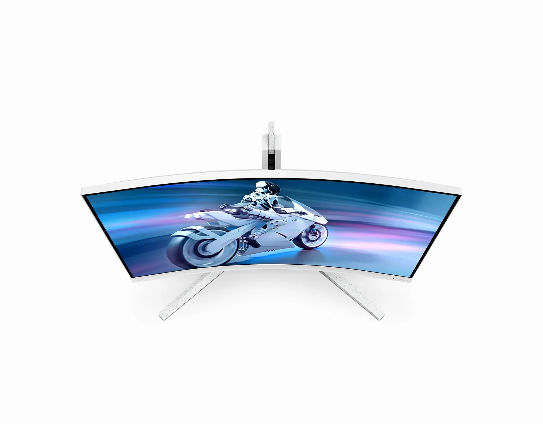 PHILIPS Evnia Gaming Moniteur Incurvé, 32M2C5501 32 Pouce 180Hz Fast VA Dalle, 1ms GtG, HDR10, FreeSync, Ajustable en Hauteur, (2560x1440 HDMI 2X 2.0 DP 1x 1.4) Blanc