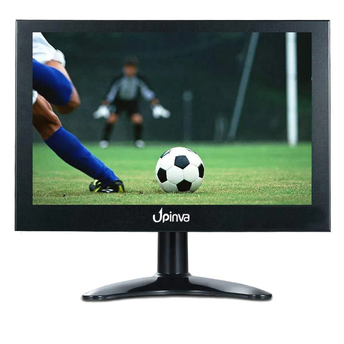 Moniteur CCTV pour petits moniteurs HDMI de 10,1 pouces avec couvercle en métal avec port USB AV VGA BNC de surveillance sûr pour les bureaux à domicile Écran HD 1280 x 800 avec haut-parleur