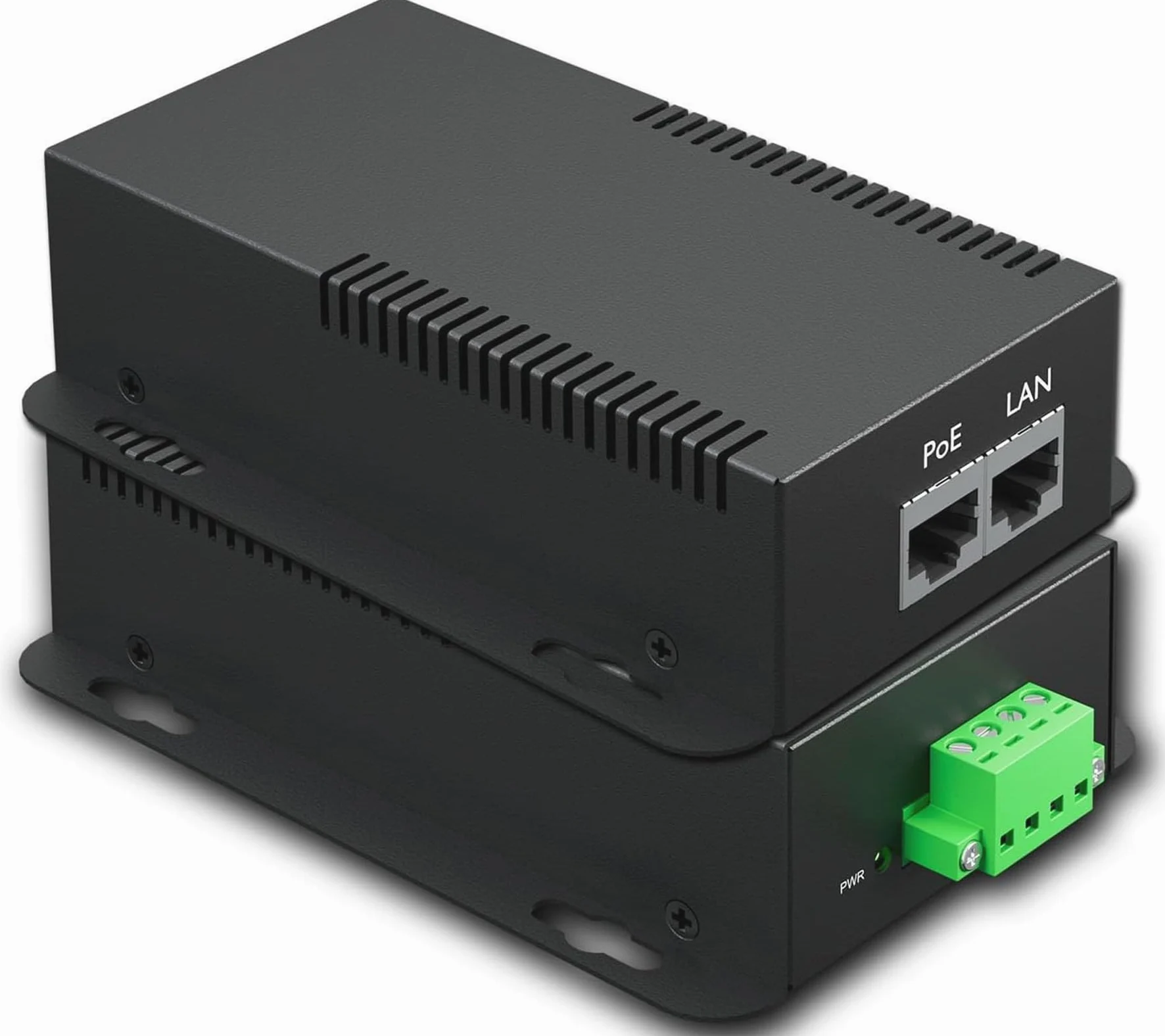 PROCET Gigabit PoE Splitter Adaptateur 12 V/5,95 A 71,4 W 802.3 BT PoE Network et électrique Ethernet séparateur pour non-PoE haute puissance stations de base, ADSL Modem, caméras réseau,