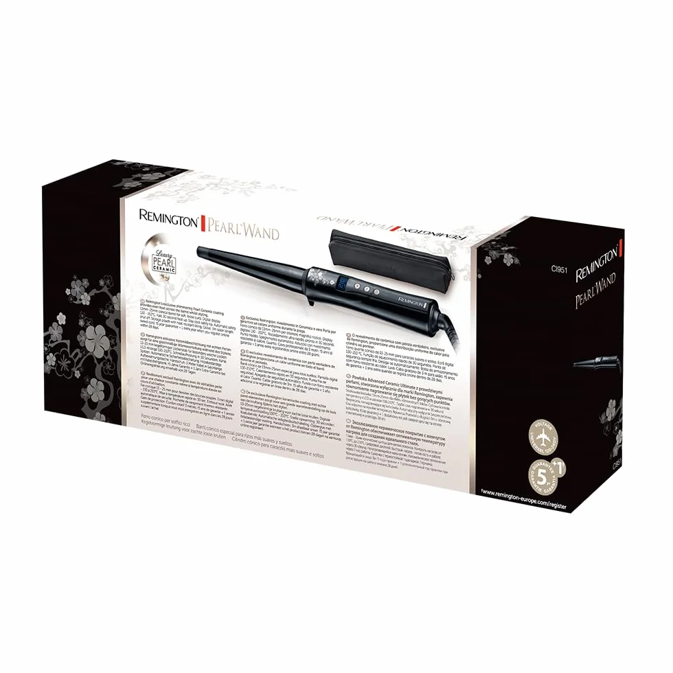 Remington CI951 Fer à boucler conique 13-25mm céramique perles 130-210°C