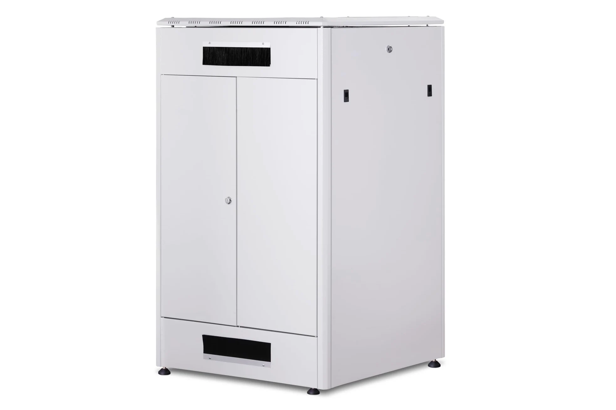 DIGITUS Armoire réseau - Rack 19 pouces - 26U - 80 x 80 cm - Charge admissible 1200 kg - Profondeur utile 74,3 cm - Série Unique - Gris