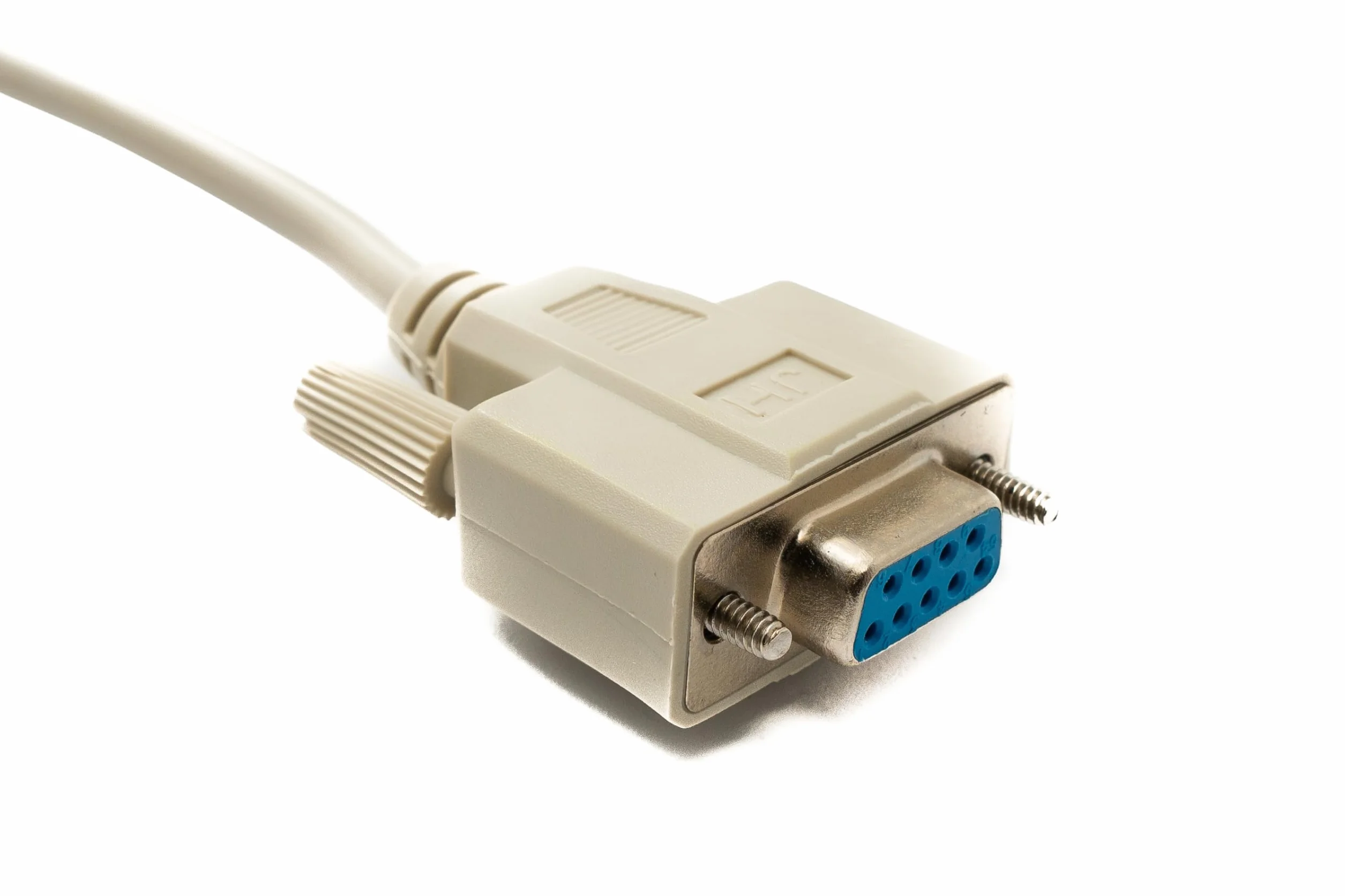 Câble RS232 DB9 5 m 9 broches femelle vers femelle Adaptateur Gris
