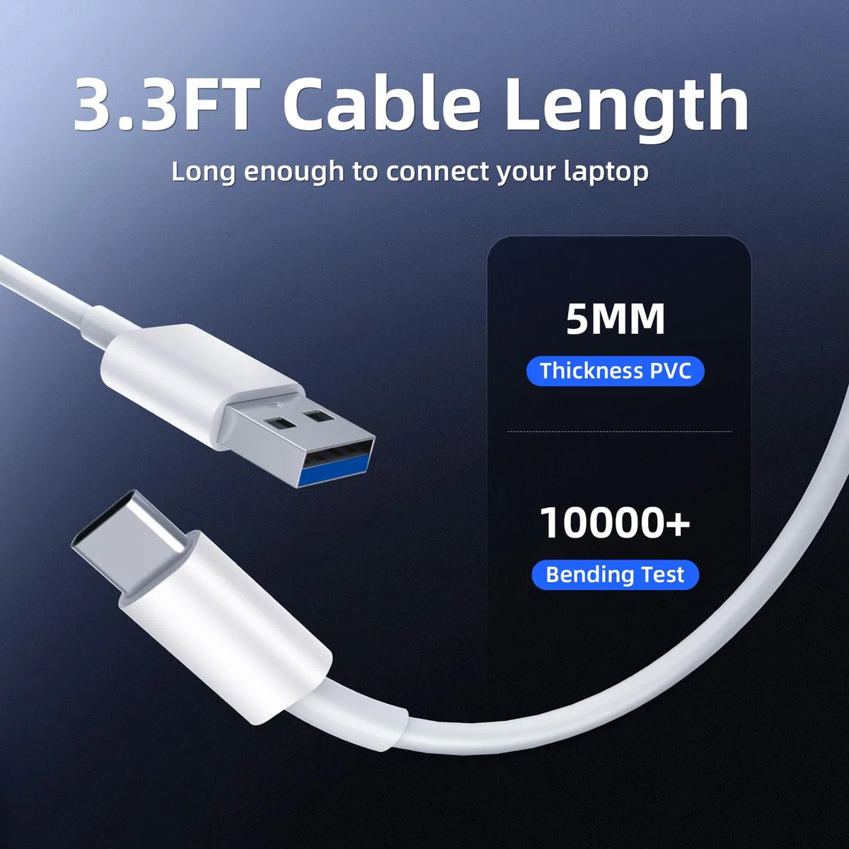 intpw Hub USB 3.0 en aluminium 4 ports USB 3.0 avec câble de 1 m, hub USB pour PC/ordinateur portable/Xbox/clé USB/imprimante/appareil photo/clavier/souris