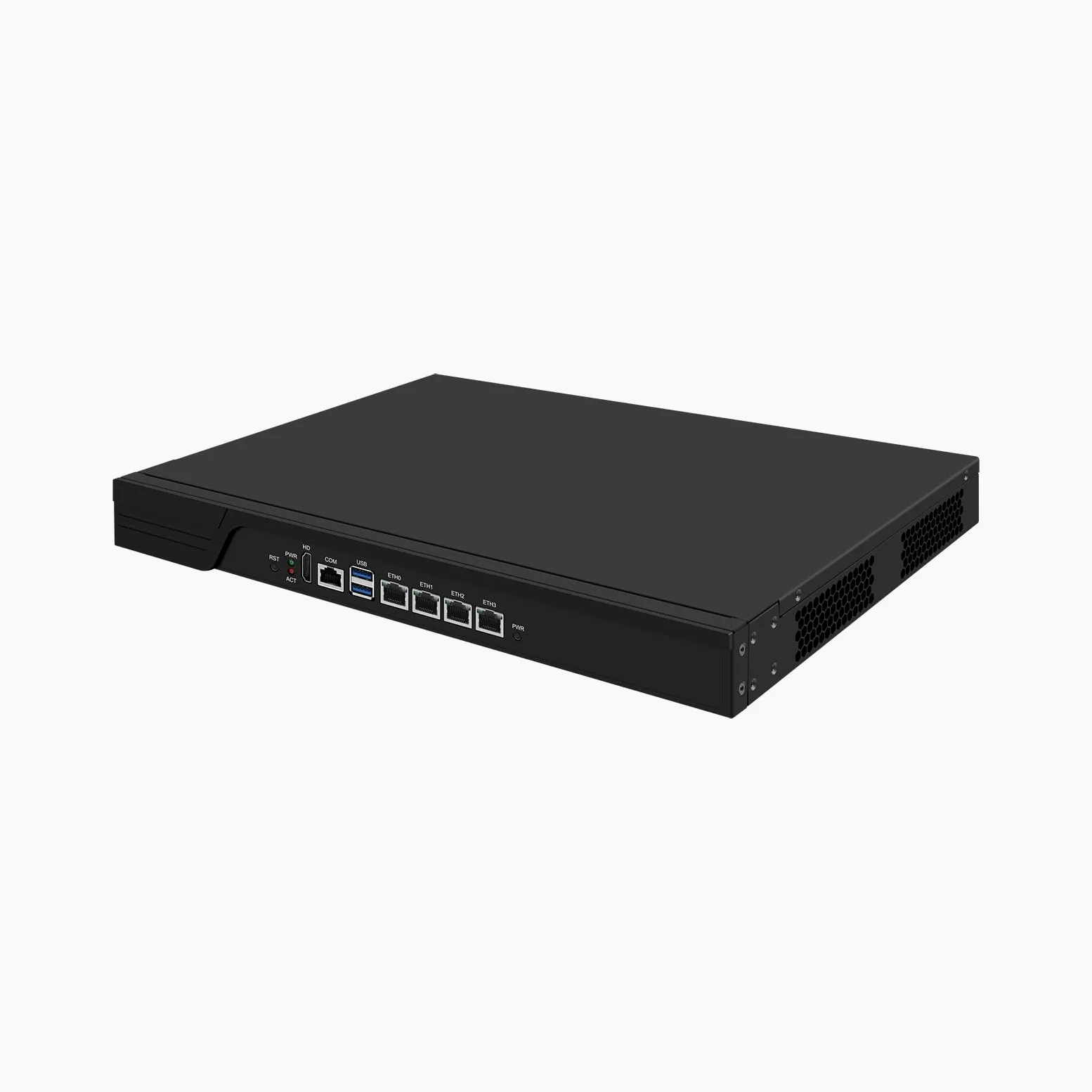 1U Rack Mount Firewall Appliance, PFSense, Mikrotik, OPNsense, VPN, Network Router PC, N150, RJ53, 4 x 2.5GbE LAN POE ETH0-3, Console, HDMI, TPM2.0, 0 RAM, 0 Storage, Barebone No System