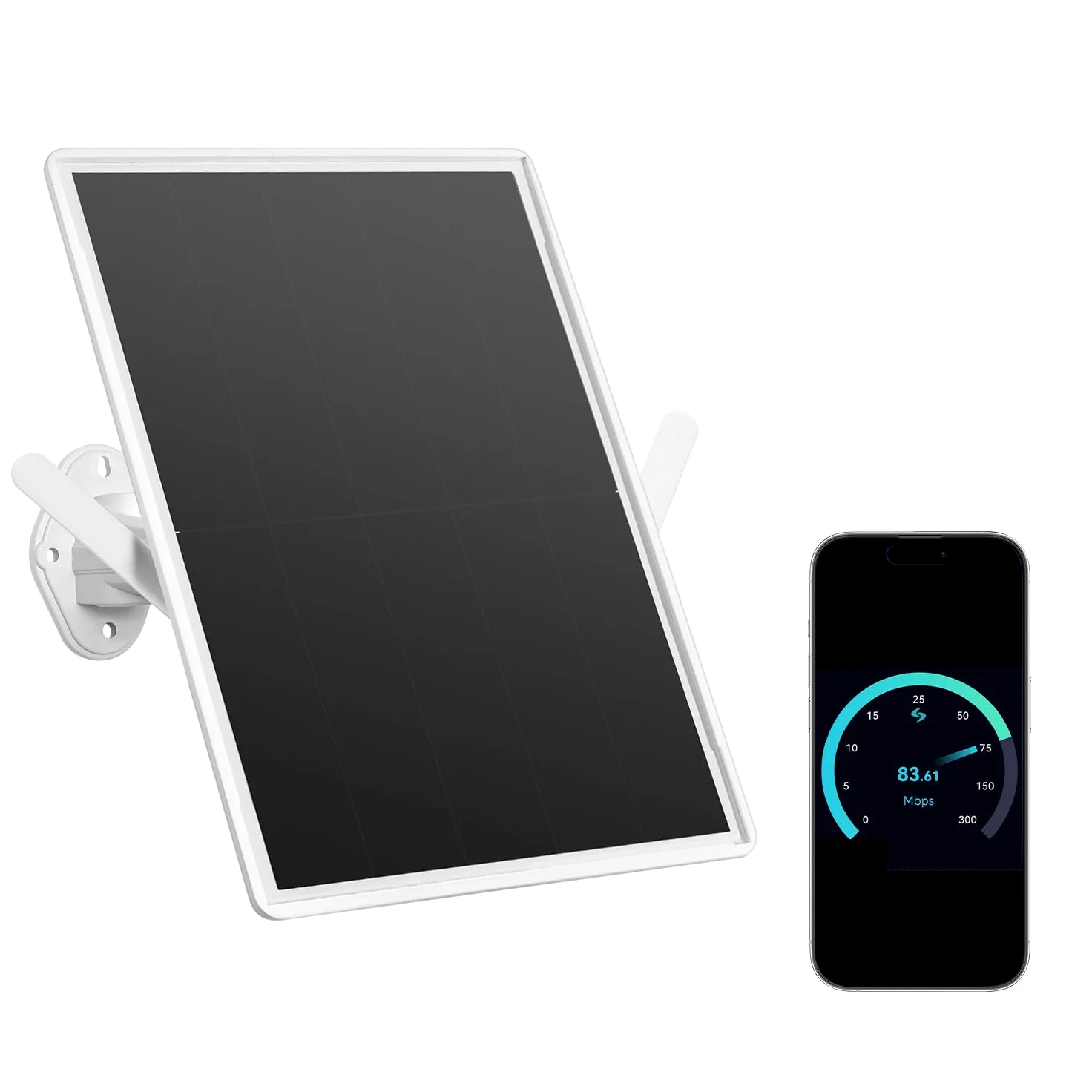 Routeur Solaire extérieur 4G pour caméras de sécurité, Prend en Charge Les Cartes SIM/VSIM, Batterie intégrée de 20000 mAh et Panneau Solaire de 15 W, connecte jusqu'à 8 caméras de sécurité et