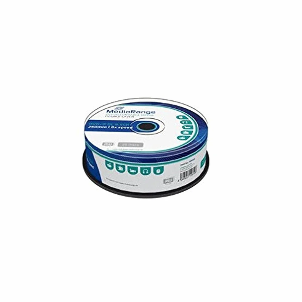 MediaRange DVD+R Double Couche 8,5 Go 25 pièces