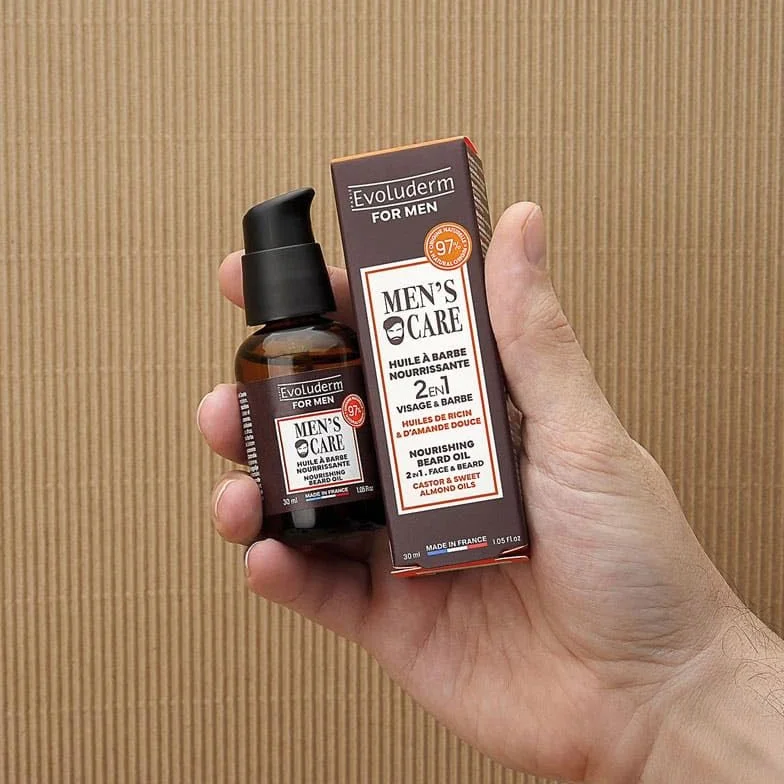EVOLUDERM Coffret Soin Visage Homme 3 produits Ingrédients d'Origine Naturelle Végan