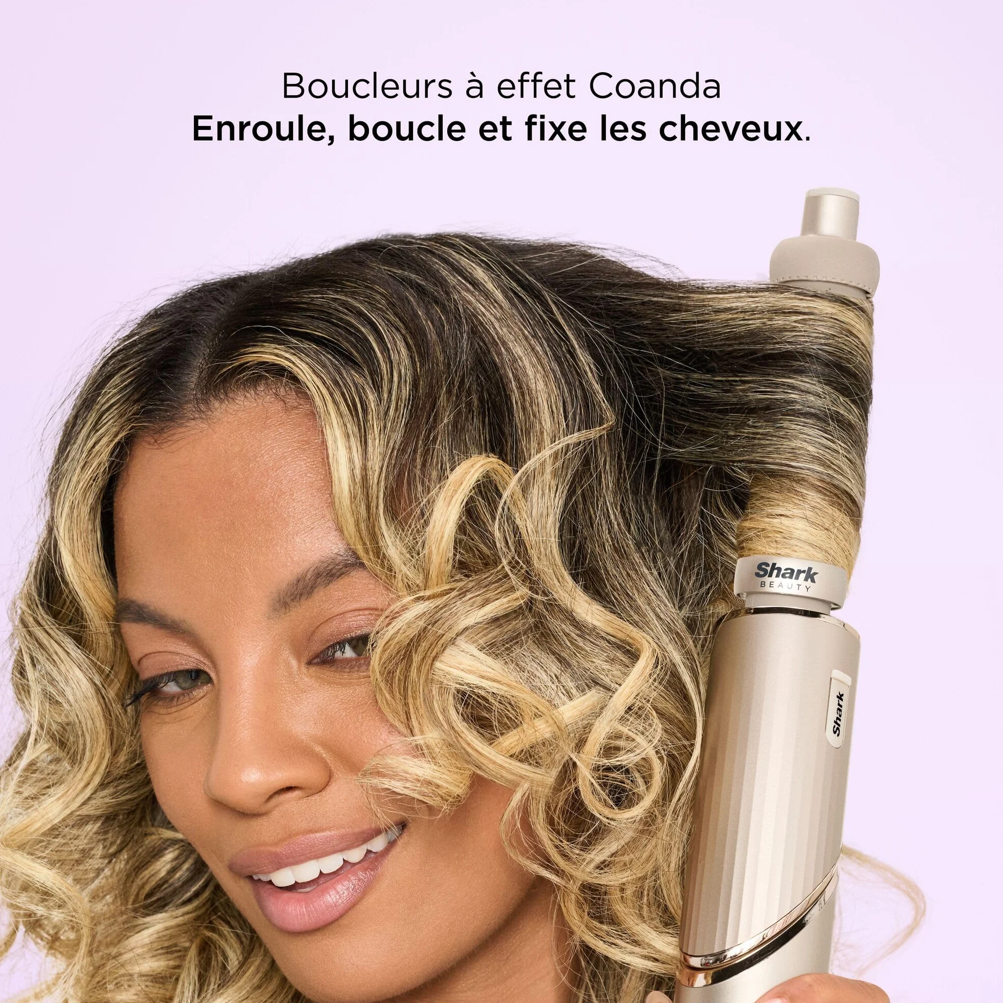 Shark styler à air chaud multi-styles avec boucleurs auto-enroulants, brosses, concentrateur