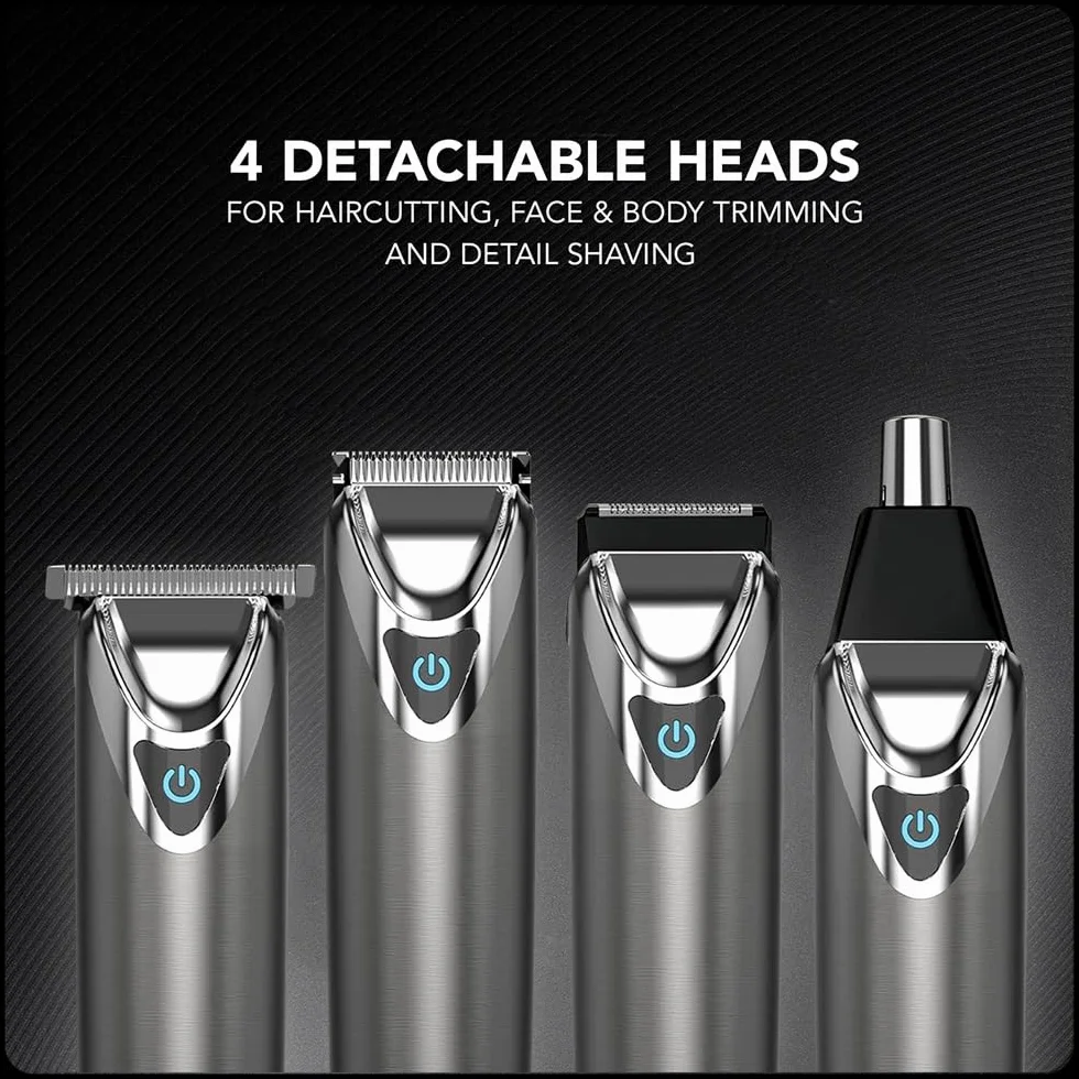 Wahl Multigroomer tondeuse barbe cheveux homme sans fil lavable acier inoxydable