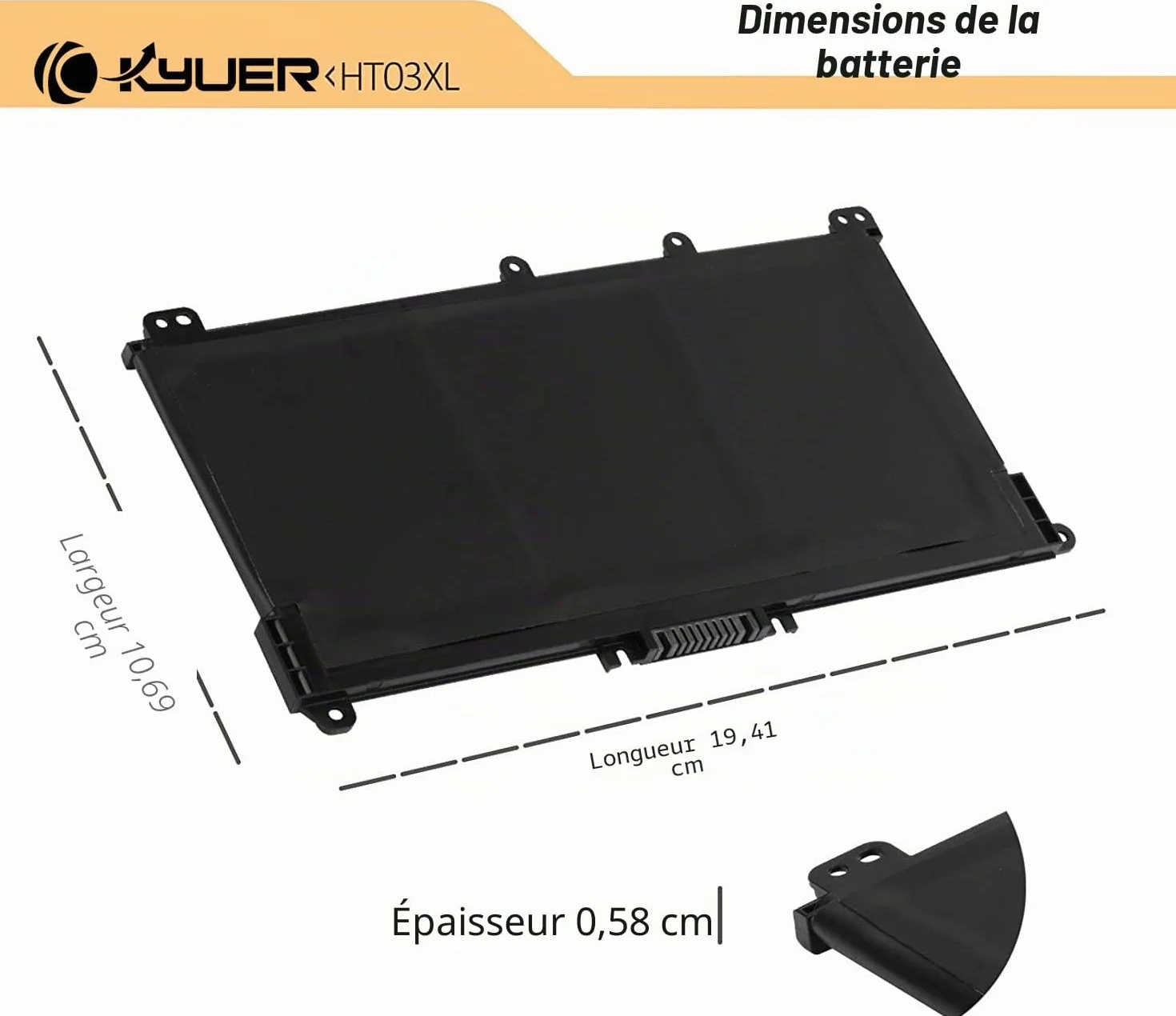 HT03XL HT03041XL L11119-855 Battery for HP Pavilion 15-CS 15-CW 15-DA 15-DB 15-DQ 15-DW 14-CE 14-CF 14-CK 14-CM 14-DH 14-DK 14-DQ 17-CA 17-by
