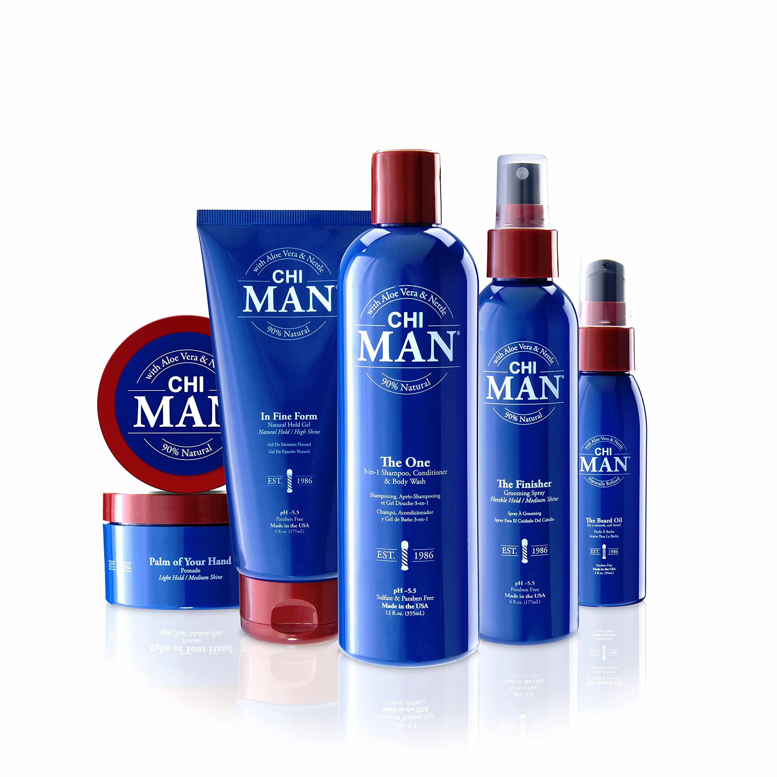 CHI Man The One 3 en 1 Shampooing Après-shampoing Gel Douche 355 ml