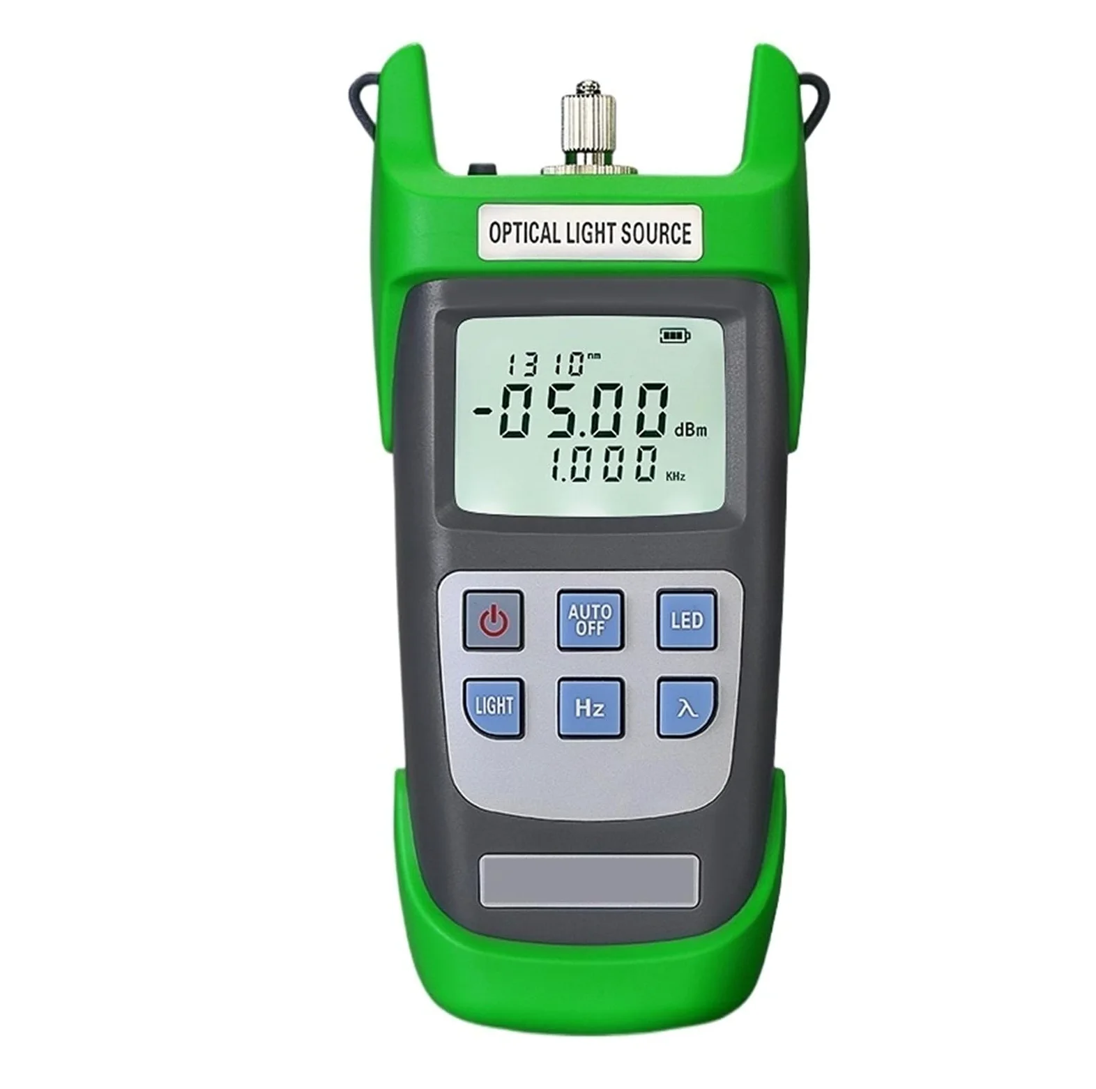 Outil de test portatif de Fiber de puissance optique de source de lumière Stable D1315 avec la longueur d'onde 1310/1550nm(Blue)