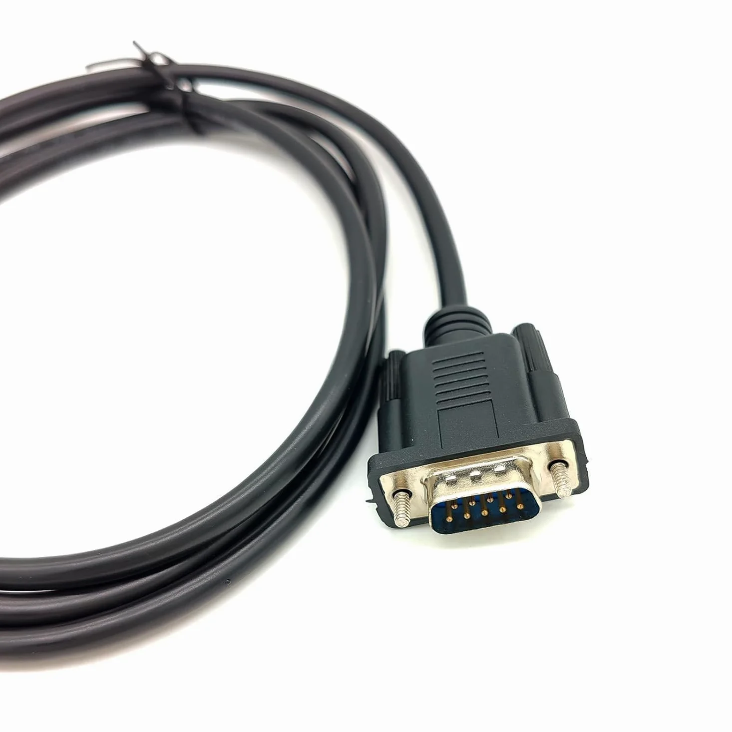 Câble adaptateur DB9 mâle vers port USB B mâle RS232, câble série USB type B vers DB9, câble adaptateur d'imprimante de transmission de données, 1 mètre