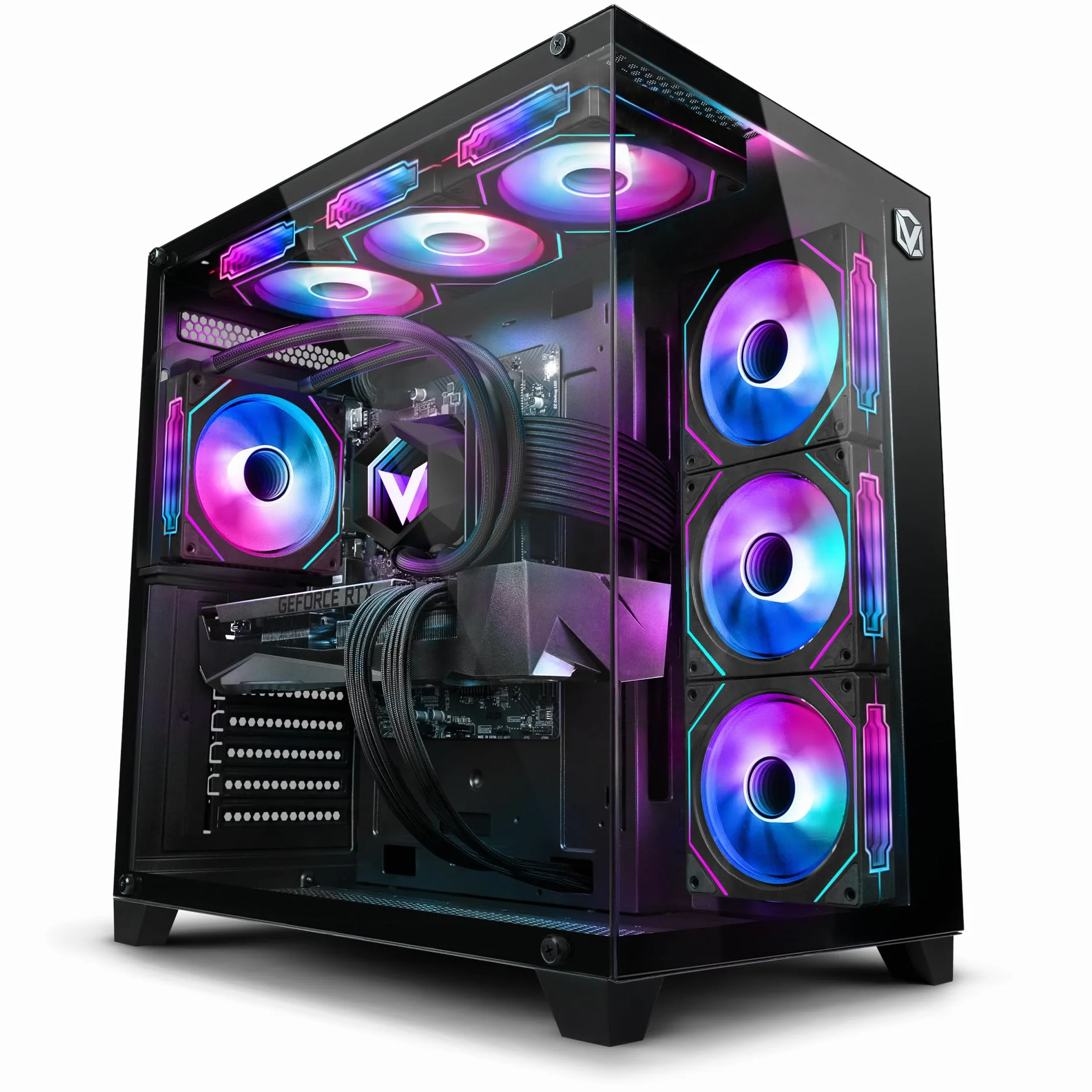 VIBOX IV-355 PC Gamer • AMD Ryzen 7 5700X 8 cœurs • AMD Radeon RX 9070 XT 16 Go • 32 Go RAM • 1 to SSD • Windows 11 • WiFi 6 + Bluetooth 5.4