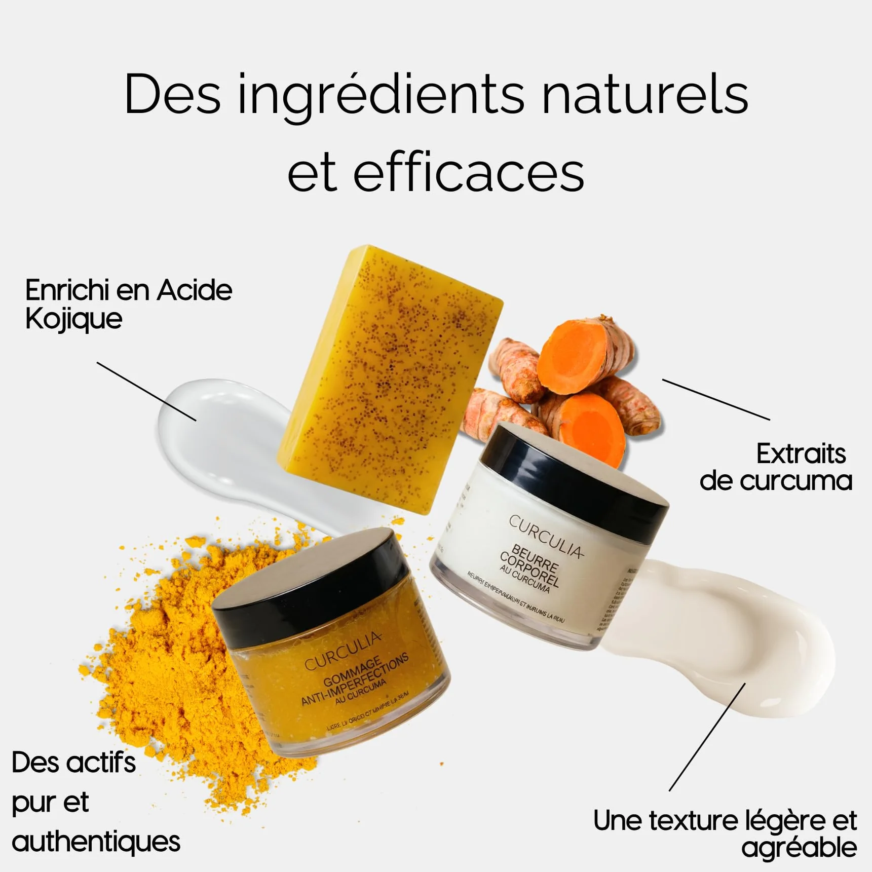 Gommage anti-imperfection au Curcuma 120g