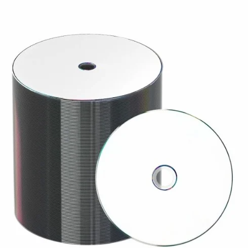 JVC-Taiyo Yuden DVD-R 120 min 4.7 Go 16x Full Printable White 100 pièces ECO-pack