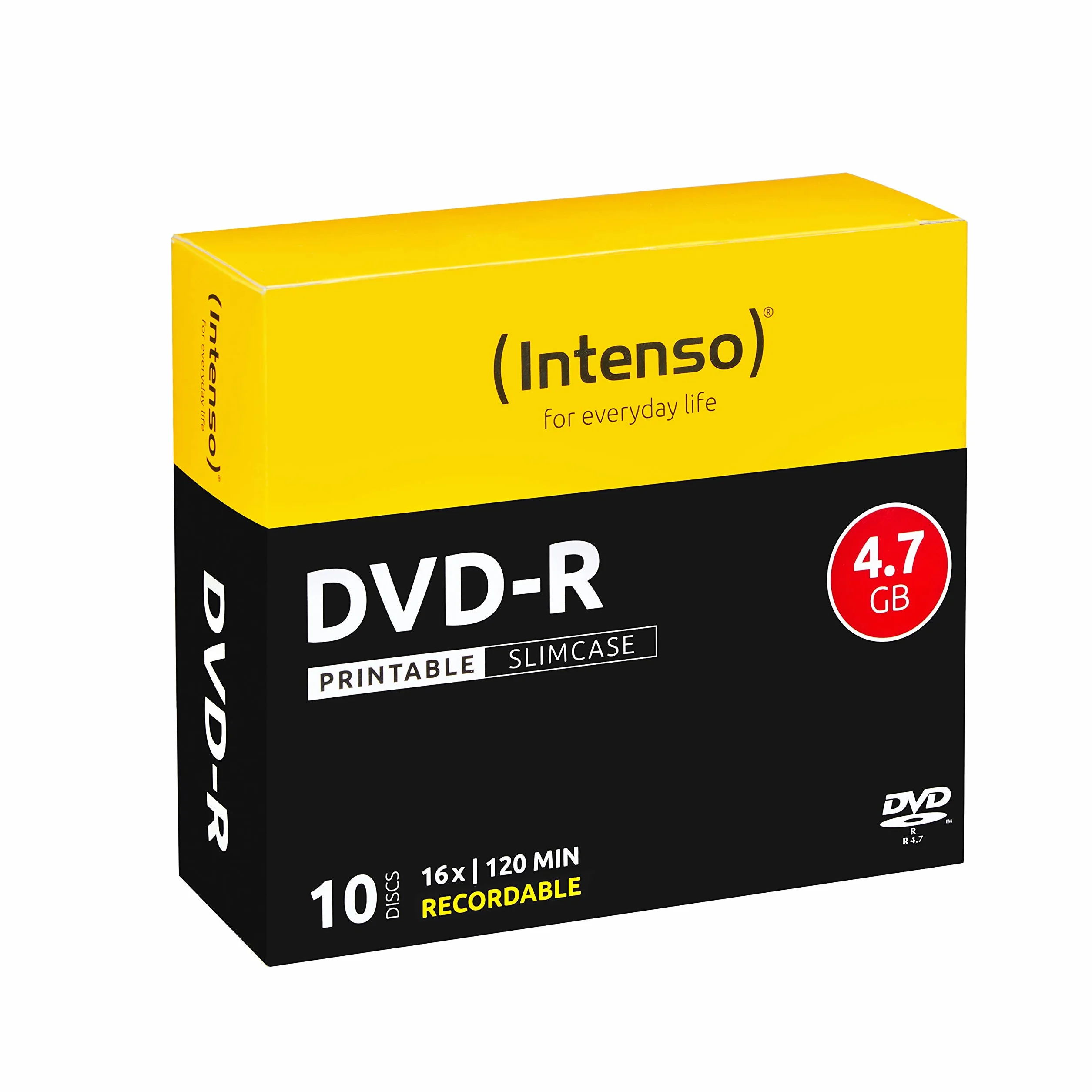 Intenso DVD-R Vierge 4.7 GB 10 sztuk Imprimable