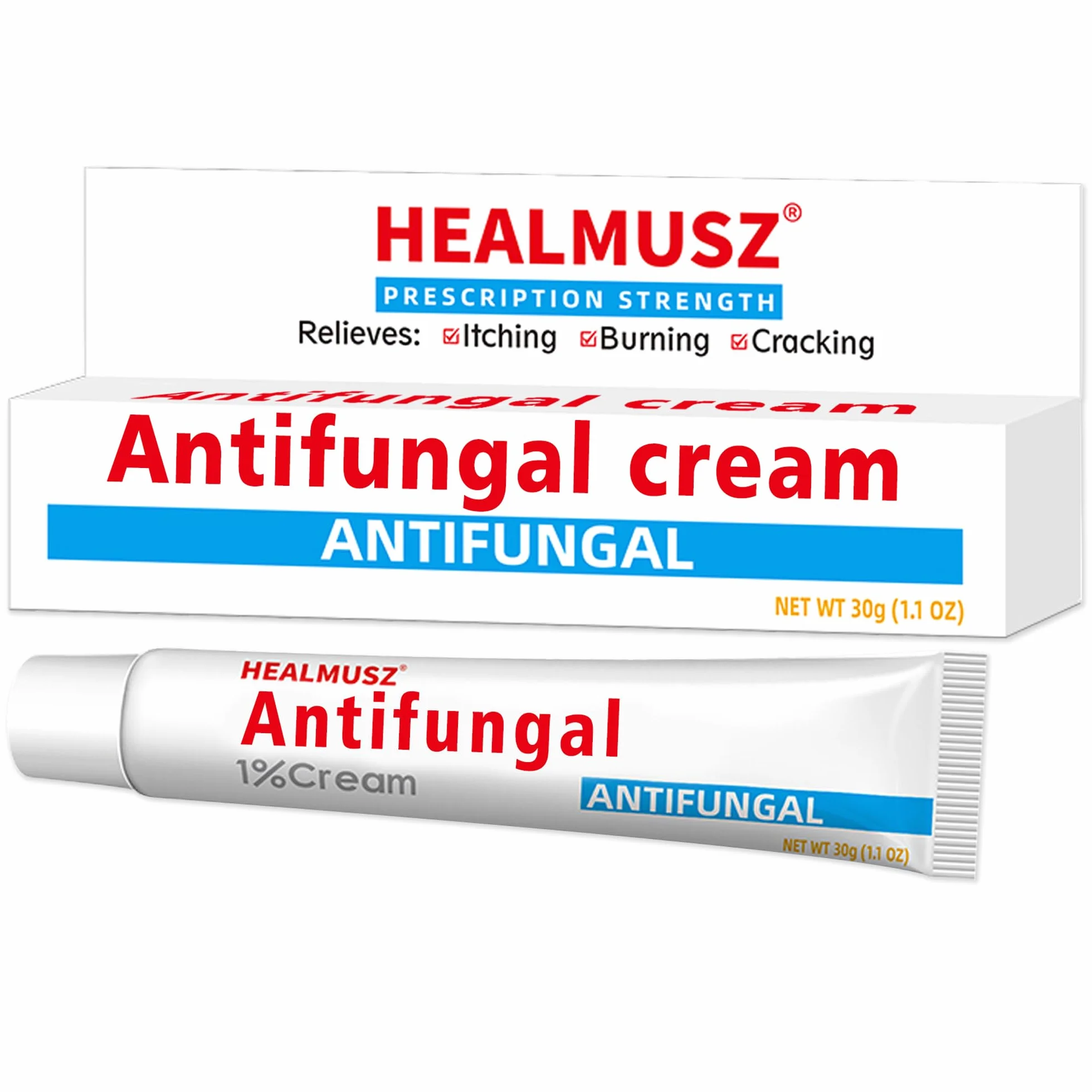 Crème antifongique pied et peau, soin mycose, 30g