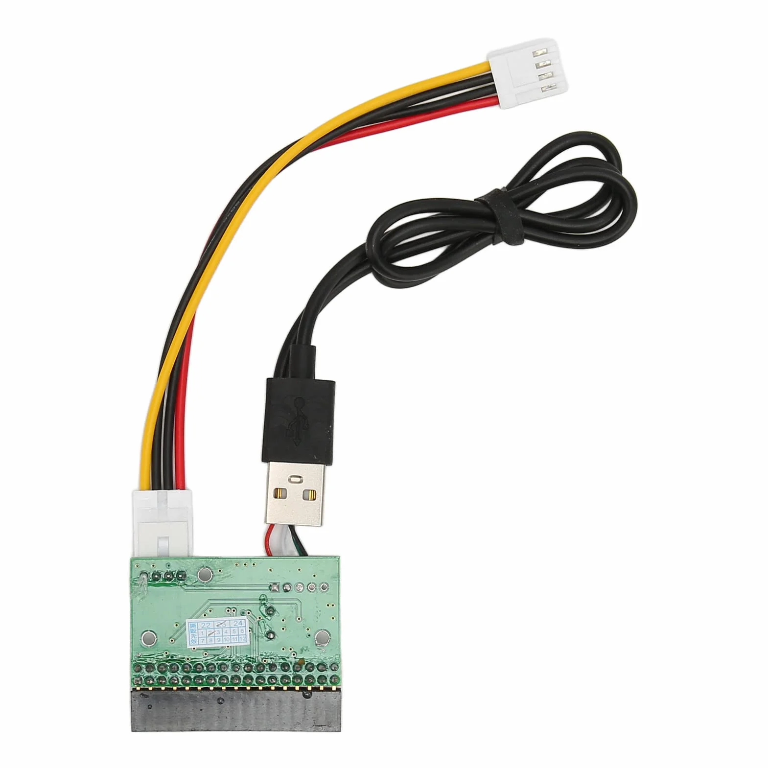 Denash Adaptateur Connecteur Lecteur Disquette 1,44 Mo 3,5 Pouces 34 Broches USB PCB Plug and Play