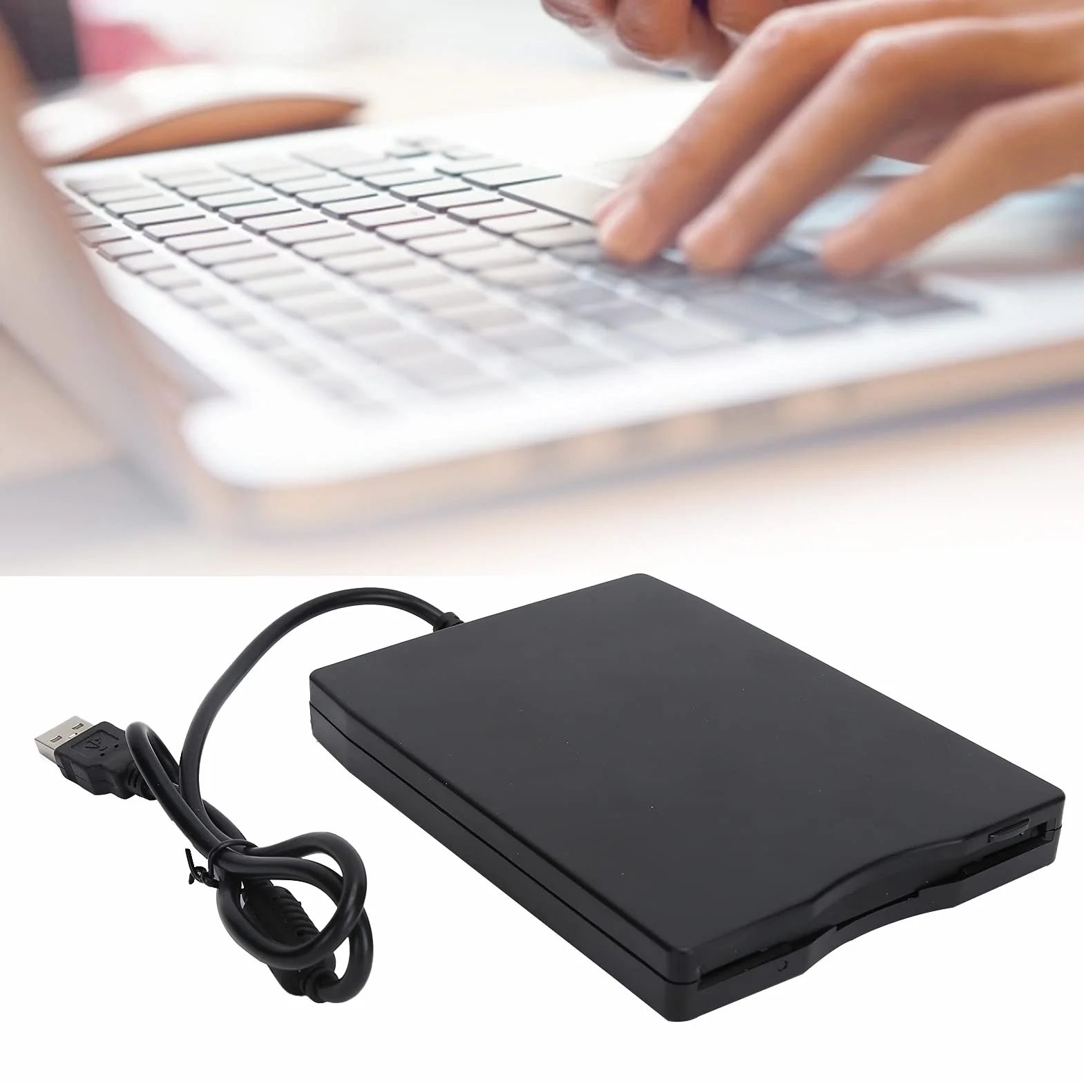 Lecteur de Disquette USB 3,5 Pouces Externe Portable 720 KO 1,44 Mo Compatible Ordinateurs Bureau