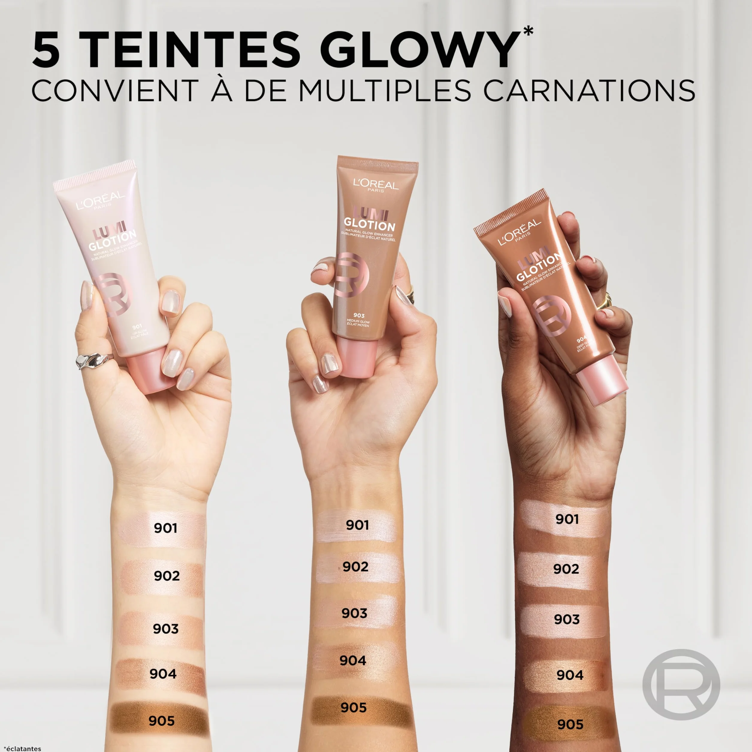 L'Oréal Paris Lumi Glotion 903 40 ml Fluide Enlumineur Éclat Multi-Usages