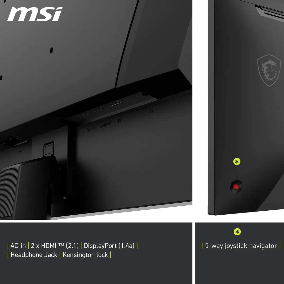 MSI MAG 325QF E18V Écran Gaming 31.5" WQHD