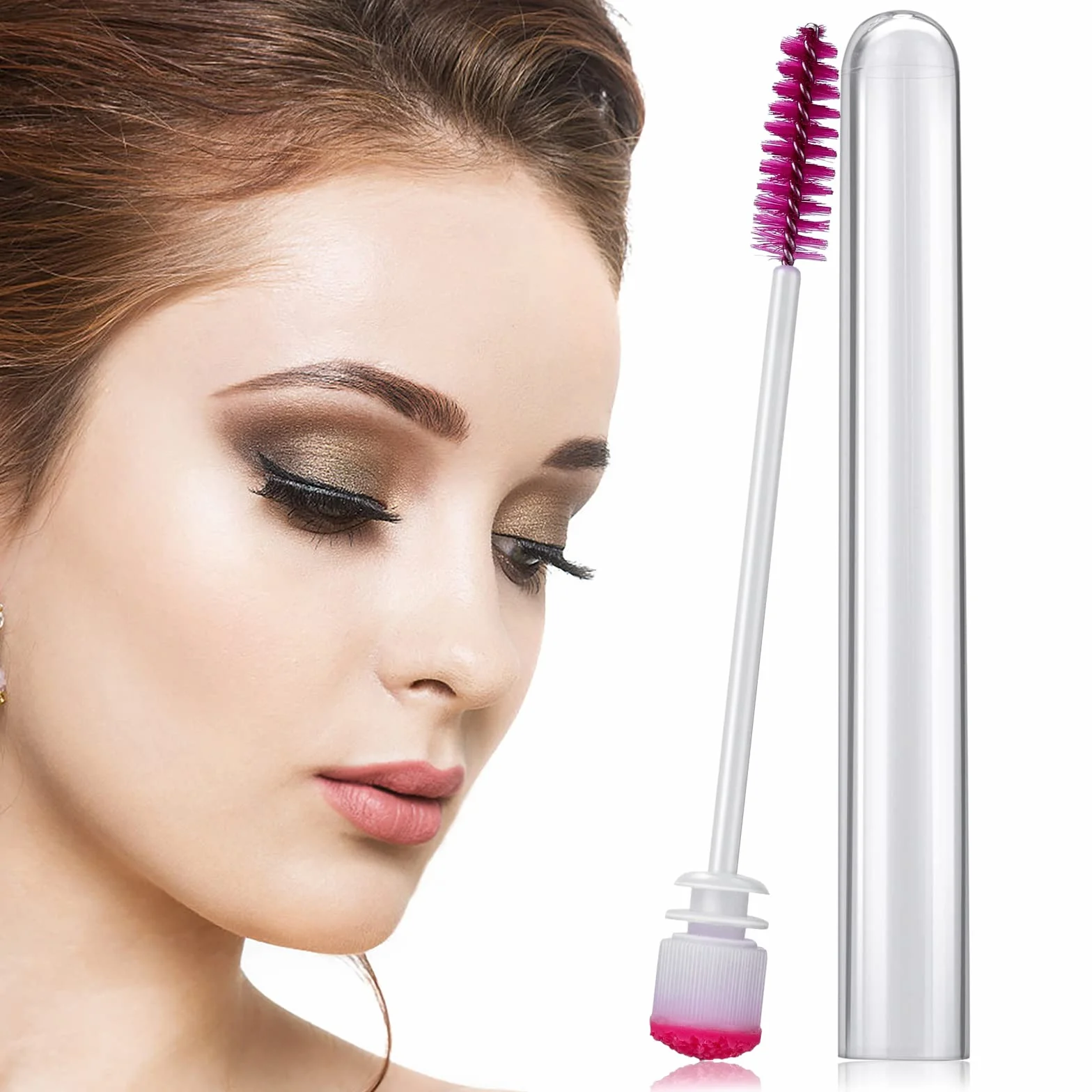 Lot de 30 Pinceaux à Cils Spoolies Applicateurs de Mascara pour Extensions de Cils