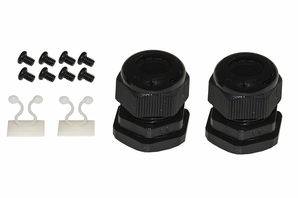 LINK LK24FOLC3 Panneau Fibre Optique 19" avec 24 adaptateurs LC Duplex Om3 Profondeur 250 mm Noir