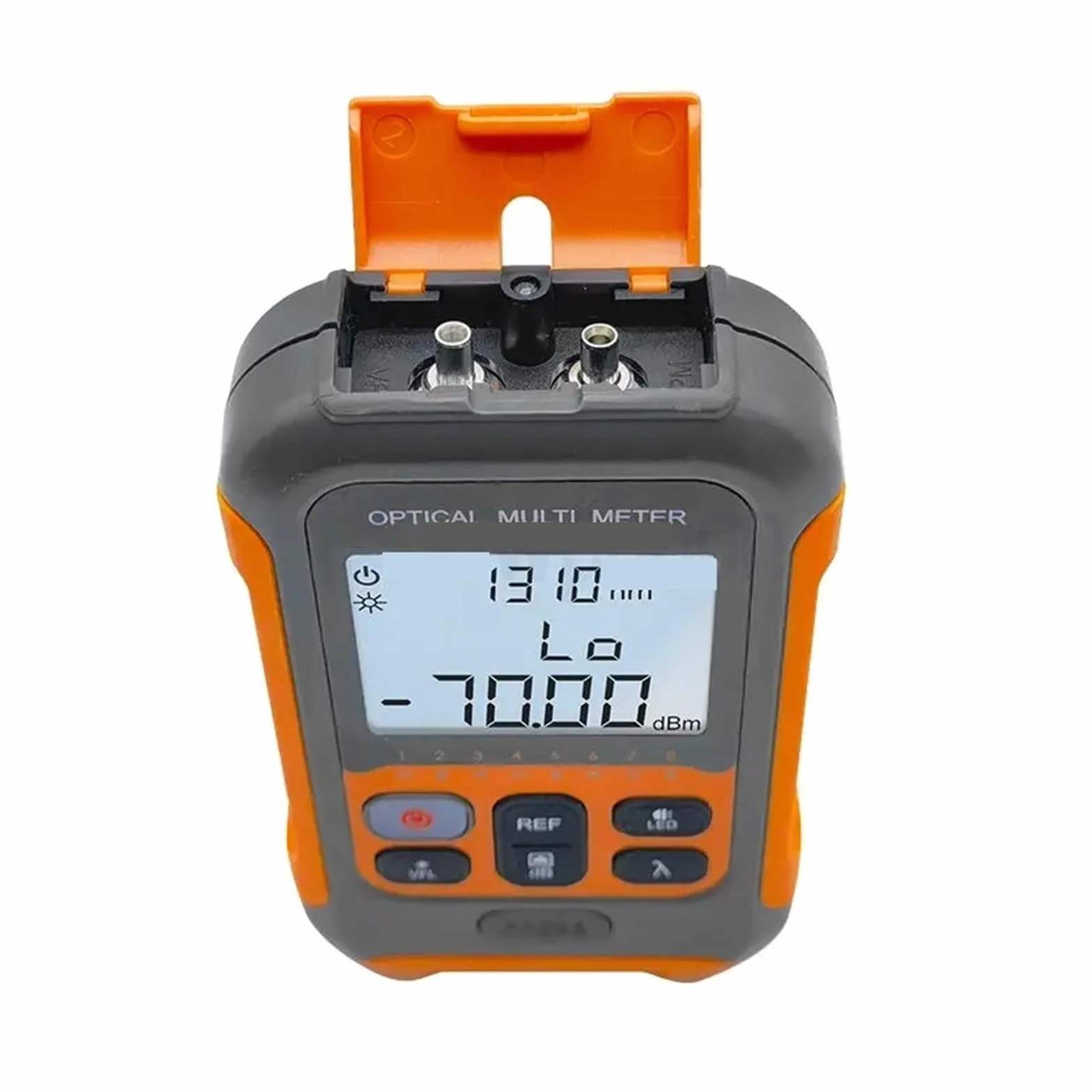 Testeur de fibre optique, Mini Compteur De Puissance Optique Personnalisé 4 En 1, Localisateur Visuel Défauts, Testeur Câble Réseau, Lumière LED OPM VFL 10/20/30/50MW(50MW)