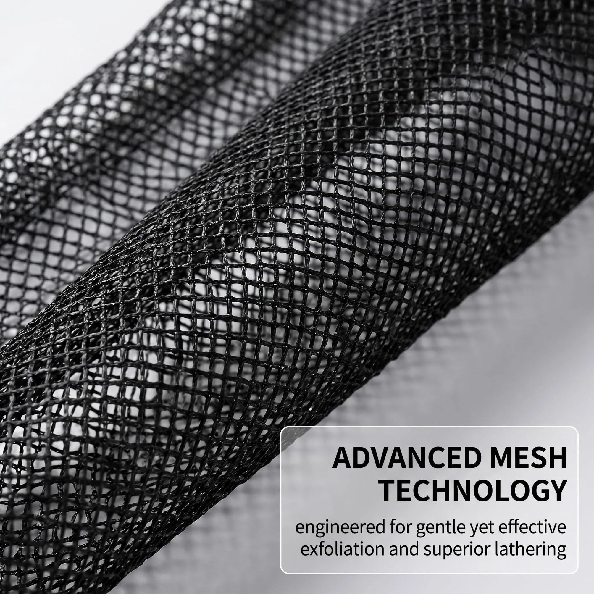 Serviette exfoliante douche Brosse pour le dos Lavage Dos Noir