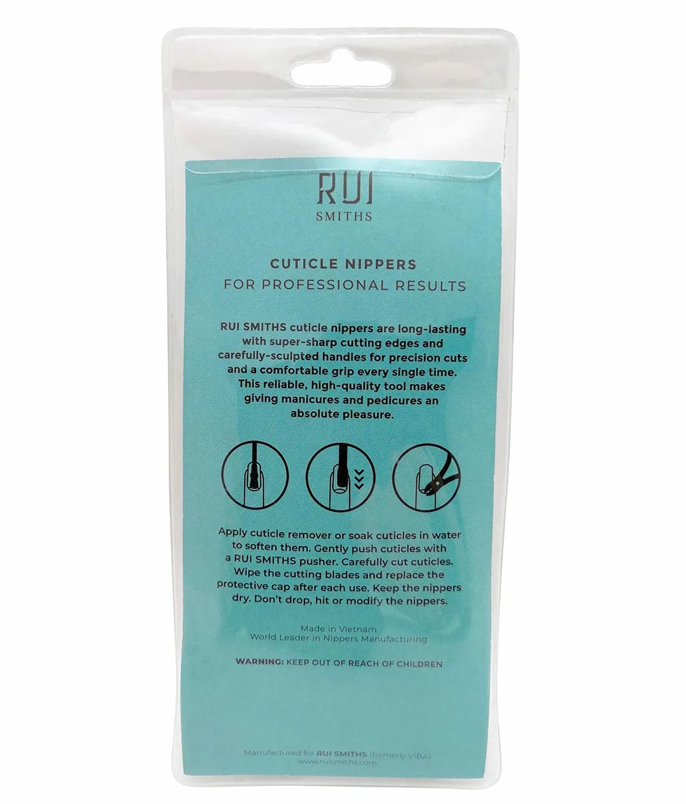 Rui Smiths Pince à Cuticules Professionnelle Acier Carbone 6 mm Ouverture