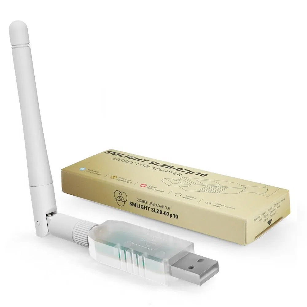 SLZB-07P10 Zigbee 3.0 Coordinator Thread/Matter Mini Adaptateur USB Fonctionne avec Zigbee2MQTT, Home Assistant, ZHA