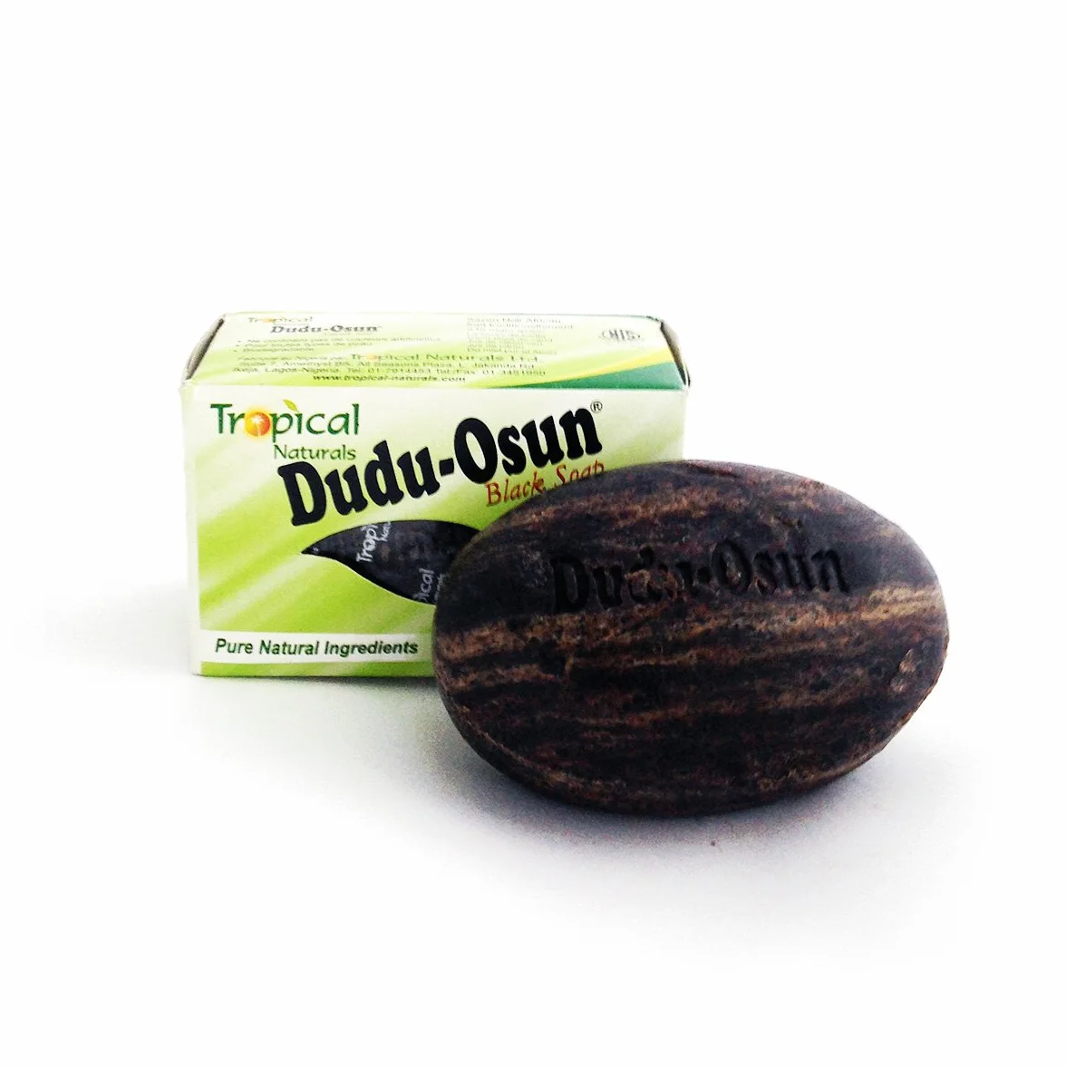 Dudu Osun Lot de 3 savons noirs d’Afrique, 150 g