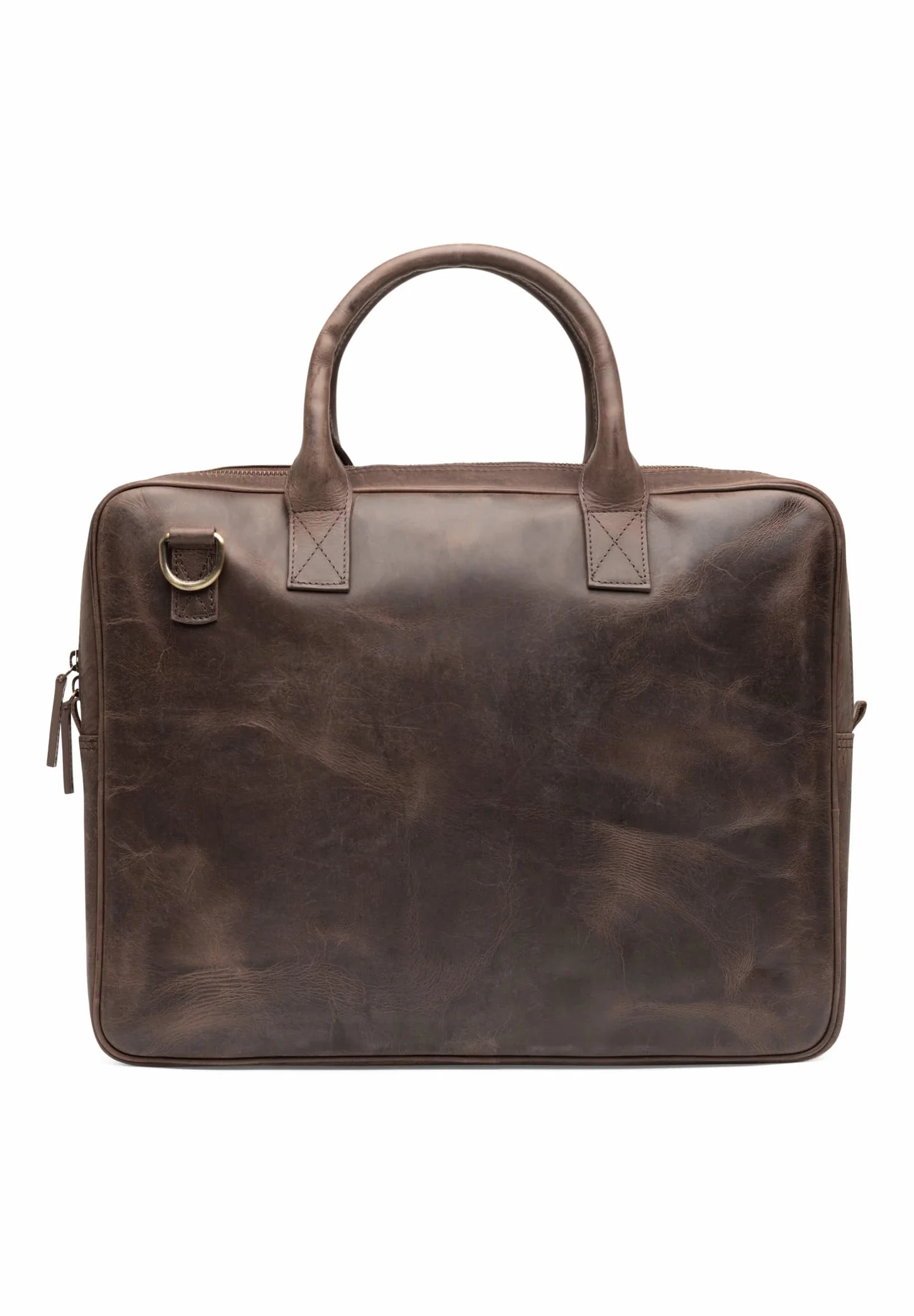 SID & VAIN Sac Ordinateur Portable Cuir véritable 15 Pouces Aden Mallette Professionnelle bandoulière Grand pour Hommes Serviette de Travail Etudiante Marron