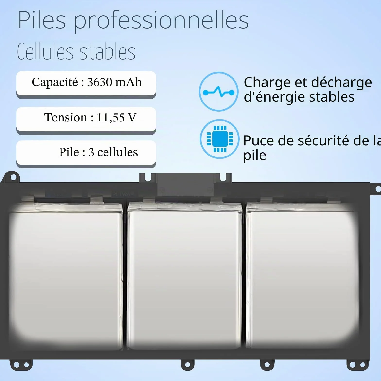 Batterie HP Pavilion 14-CE 15-CS 17-by HT03XL TF03XL 11.55V 3630mAh