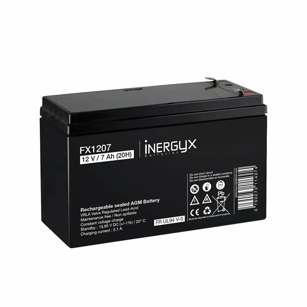 IZIX FX1207 VRLA Battery Rechargeable 12V 0.8Ah UL94 V-0