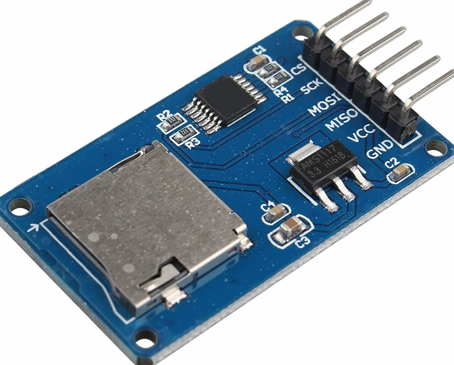 Lecteur Carte Mémoire Micro SD TF Shield Module de Lecture Écriture Compatible Arduino Raspberry Pi