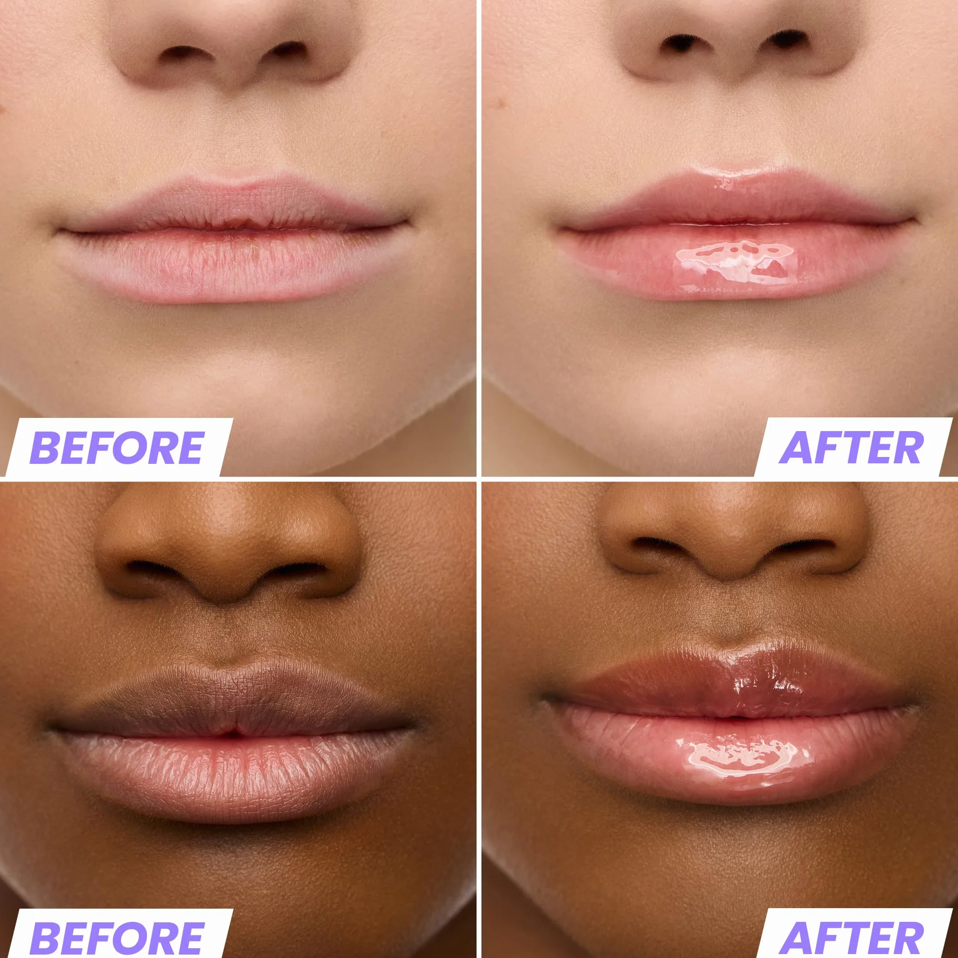 Wonderskin Lip Rehab Huile à lèvres teintée Hydratante Nourrissante Non-collante Teint corail rose
