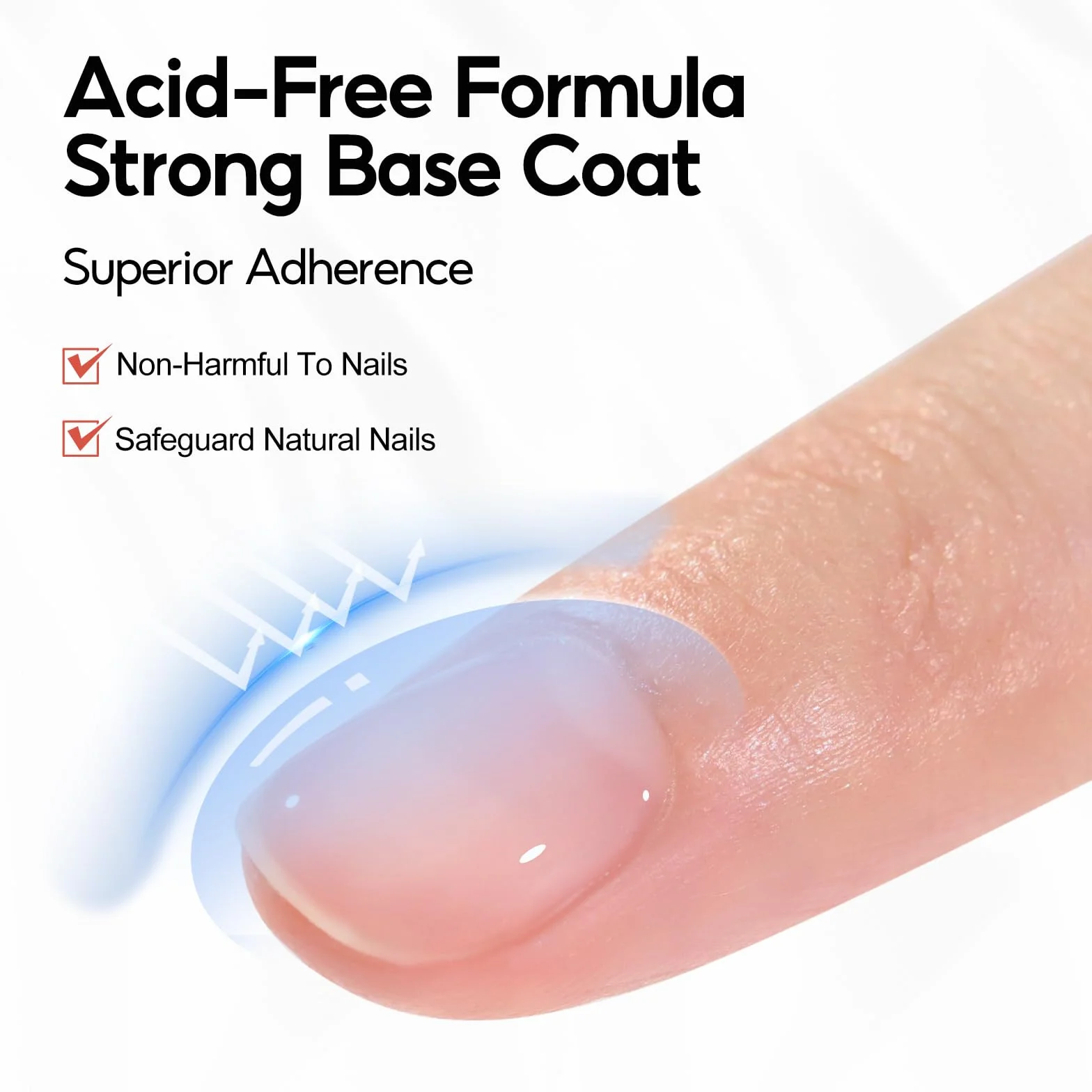 PEACECOLOR 15ML Base et Top Coat Vernis Semi Permanent UV/LED Gel Soak-Off pour Manucure DIY