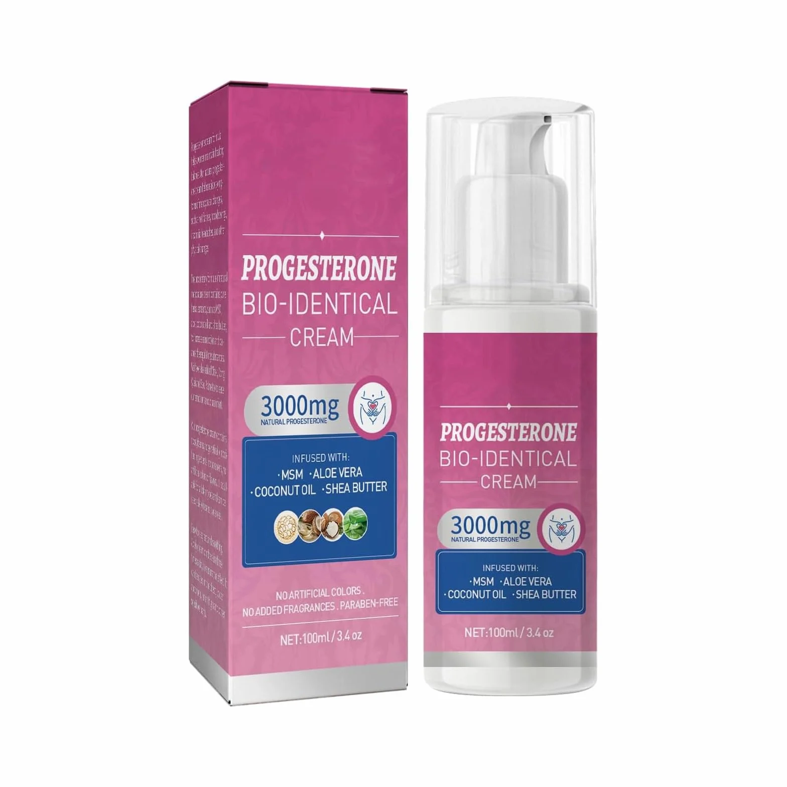 Crème pour Soulager la Ménopause, Soin Féminin, Équilibre Hormonal et Progestérone