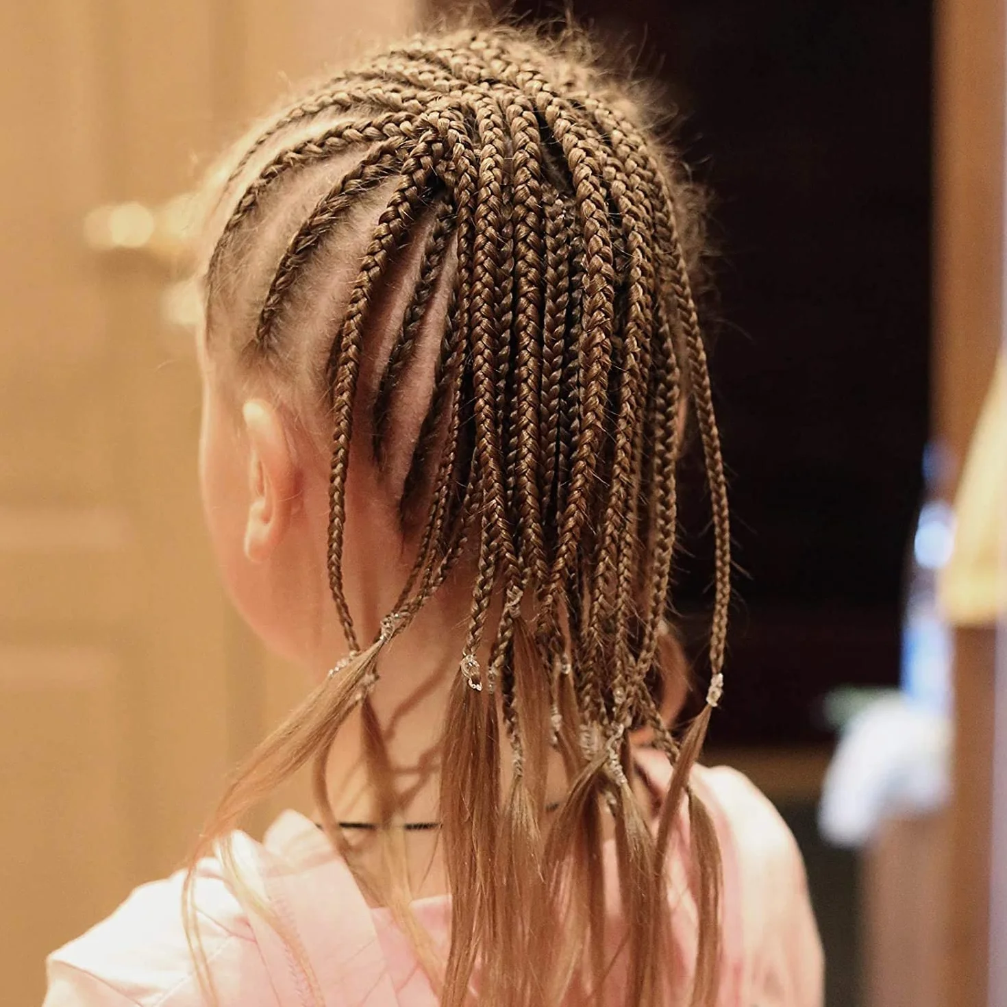 Mini Élastiques Transparents 300 Pièces, Petits Élastiques Cheveux Enfants Dreadlocks Mariage