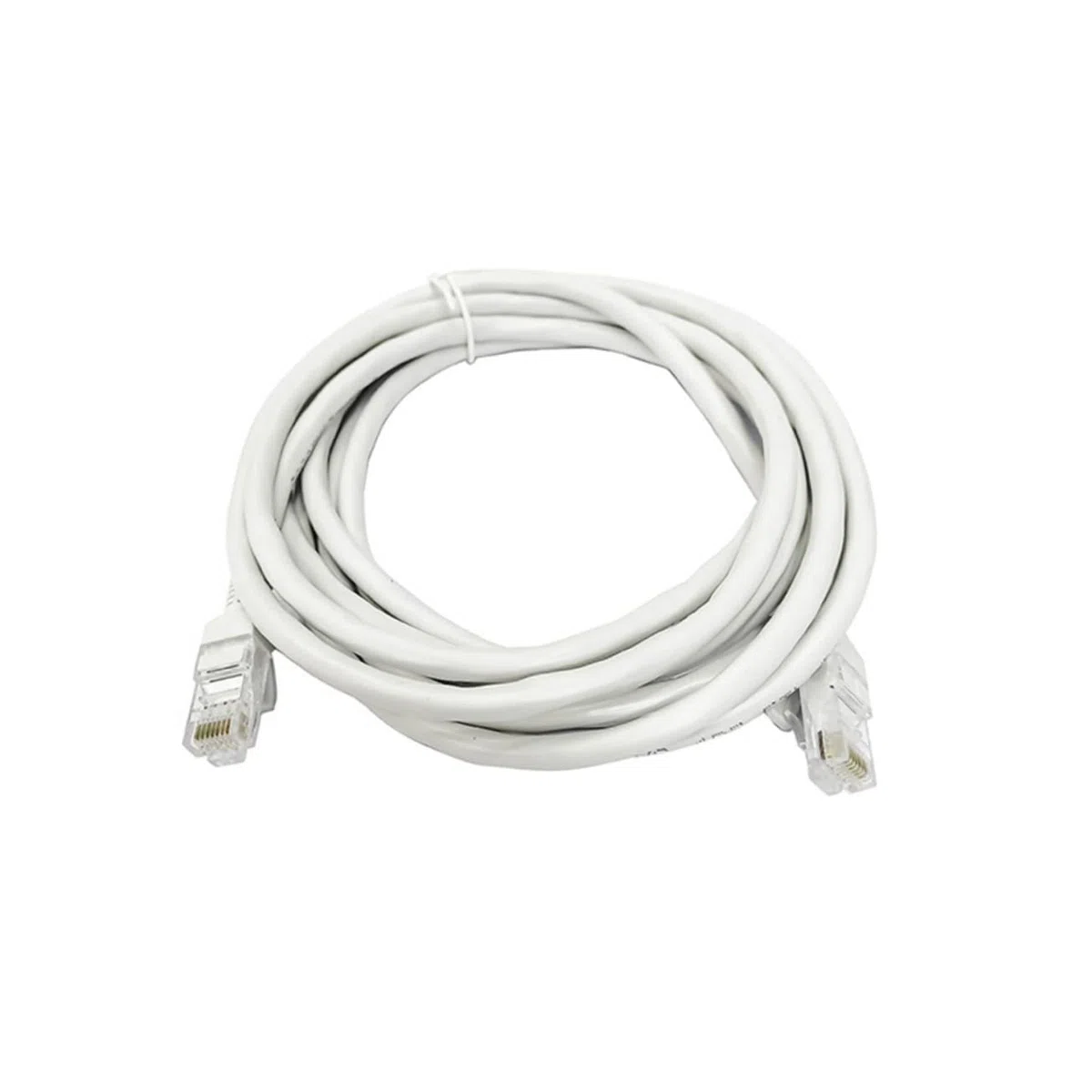 Câble Ethernet Cat6 Blanc 50 Mètres en Cuivre, Câble Réseau