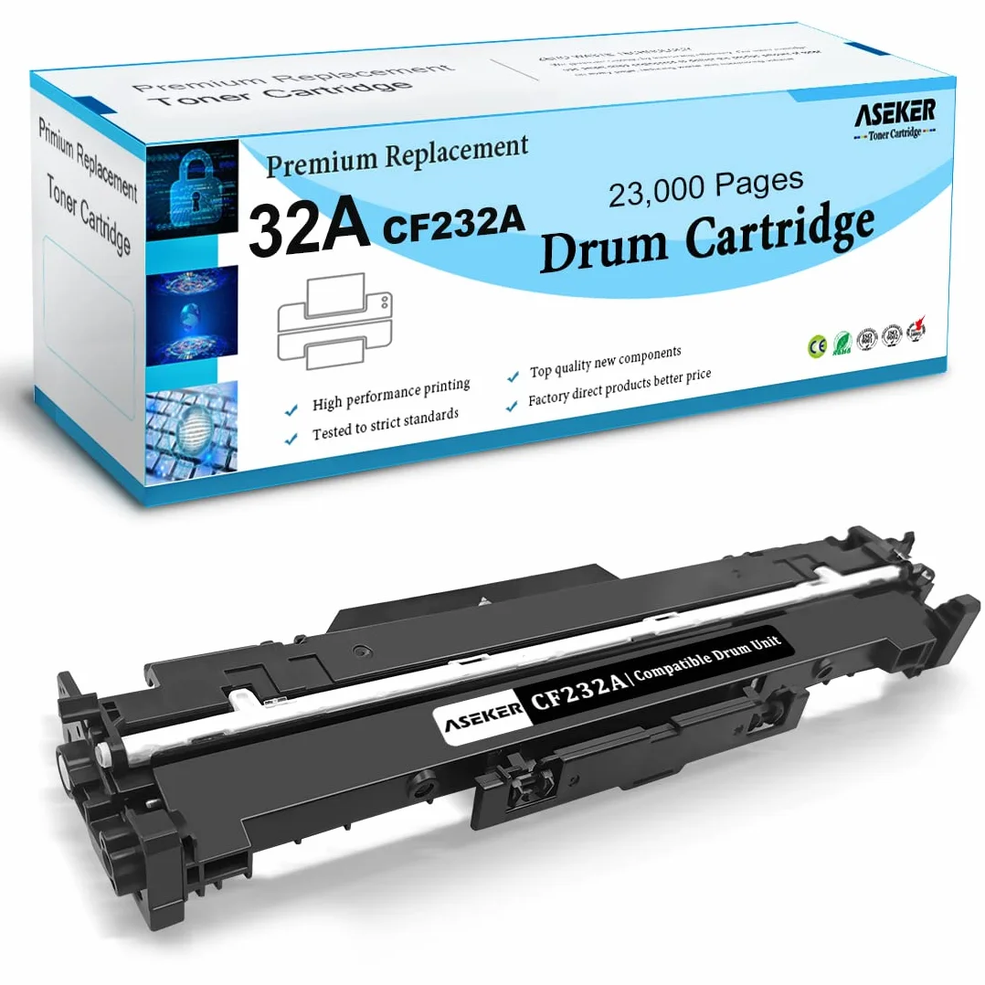 CF232A Cartouche de Tambour Compatible 32A pour HP M118 M118dw M203d M203dn M203dw M203 M220 MFP M148 M148dw M148fdw M140 M227fdn M227fdw M227sdn M227 Imprimantes 23000 Pages Noir