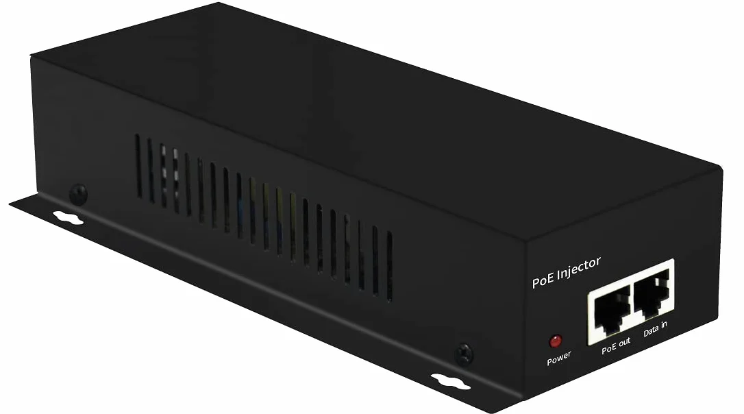 Adaptateur d'injecteur Gigabit PoE++ 90 W, injecteur PoE haute puissance avec port Gigabit unique Power over Ethernet PoE Plus, 802.3af/at/bt – jusqu'à 100 mètres