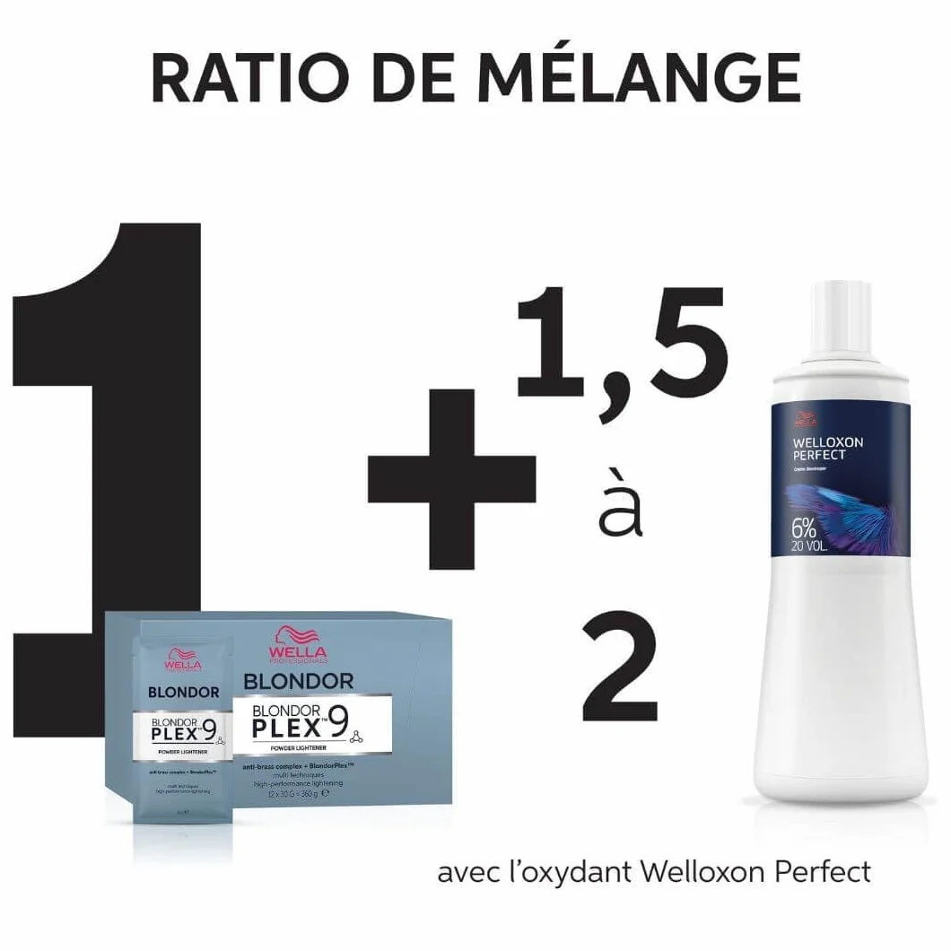 Poudre décolorante BlondorPlex Wella 30g