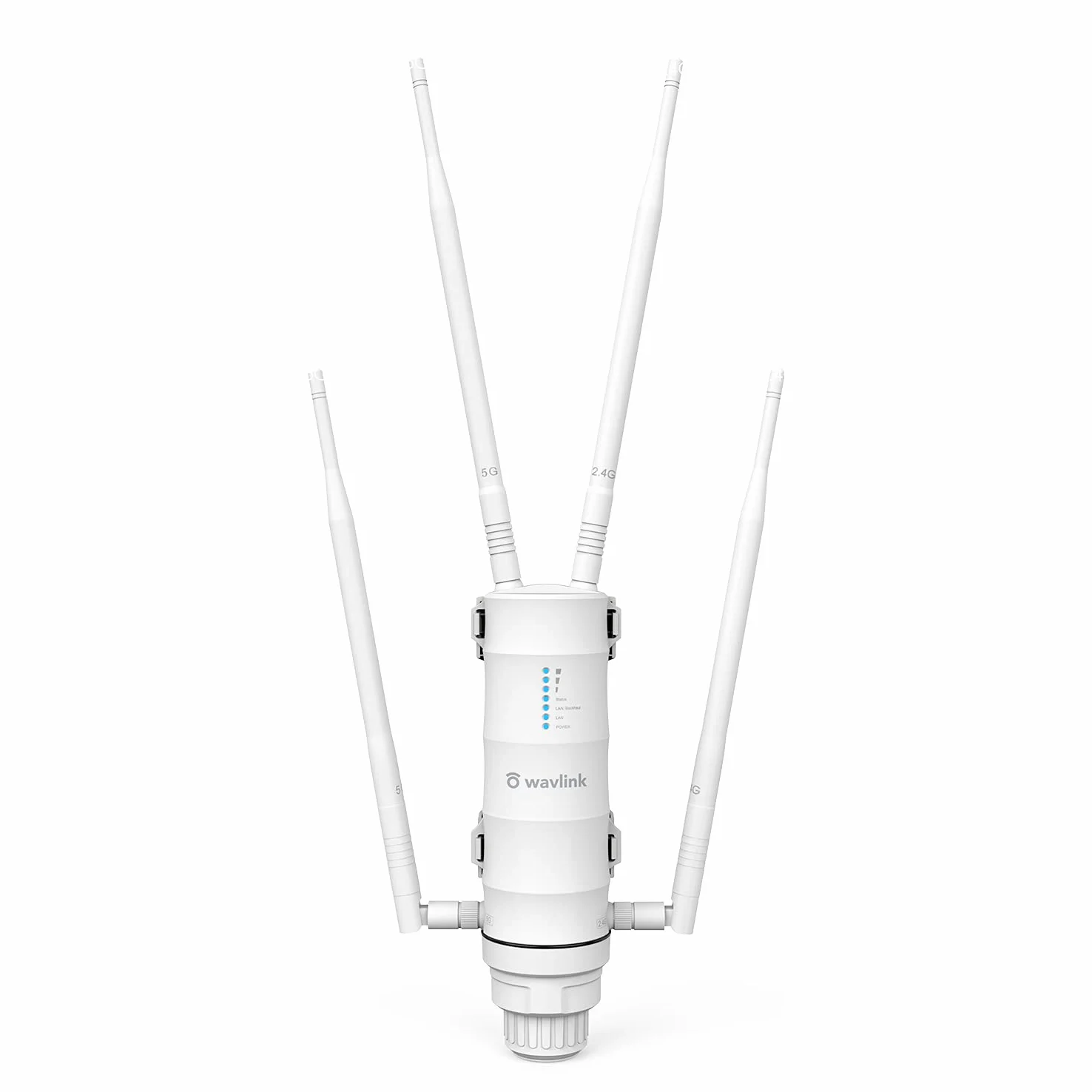 WAVLINK AC1200 Point d'accès sans Fil extérieur avec Couverture Longue portée répéteur WiFi Double Bande 2.4 + 5G avec PoE, Port Ethernet Gigabit