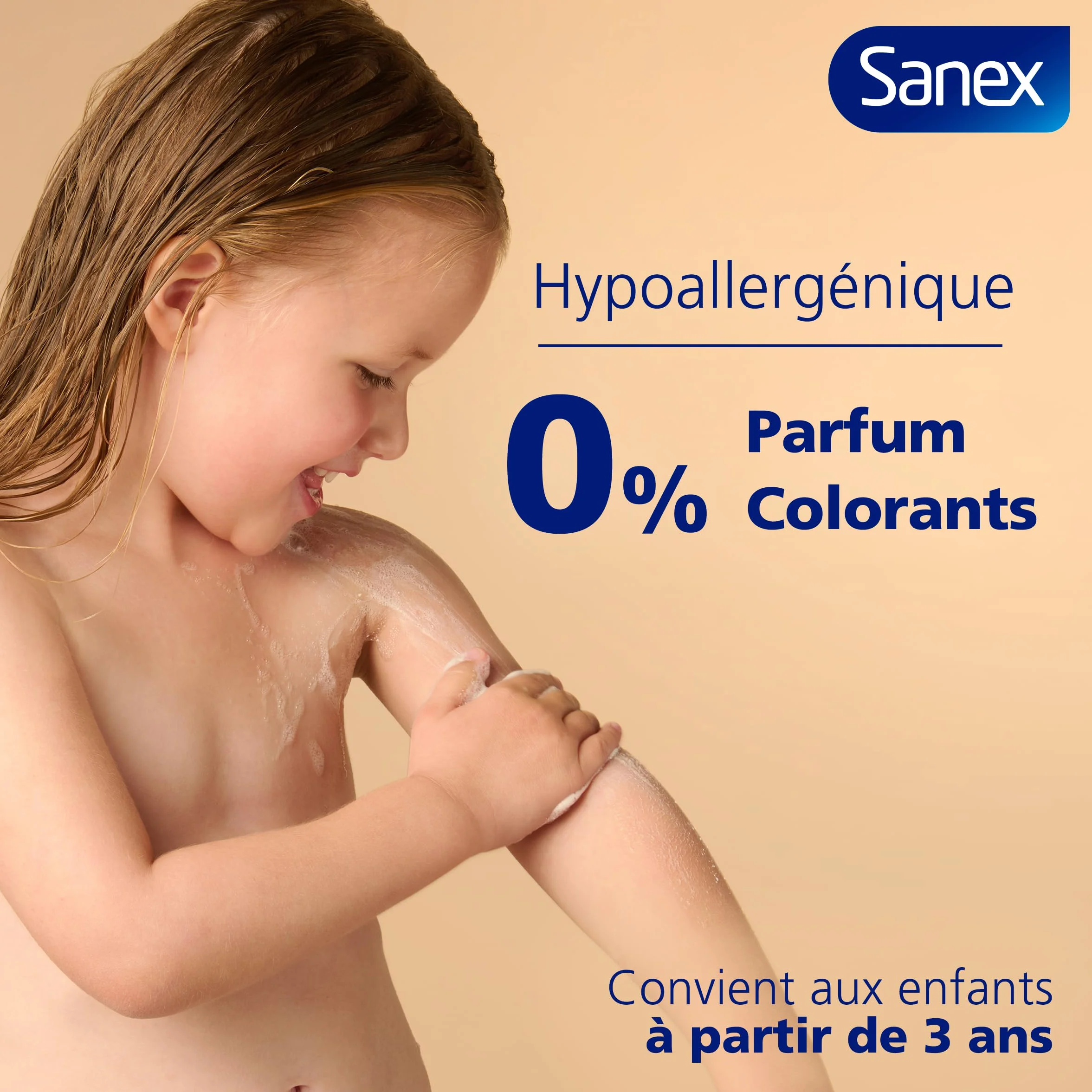 SANEX Derma Thérapie Huile de douche anti-démangeaisons Gel Douche Peaux sujettes à l’eczéma atopique hypoallergénique 725ml