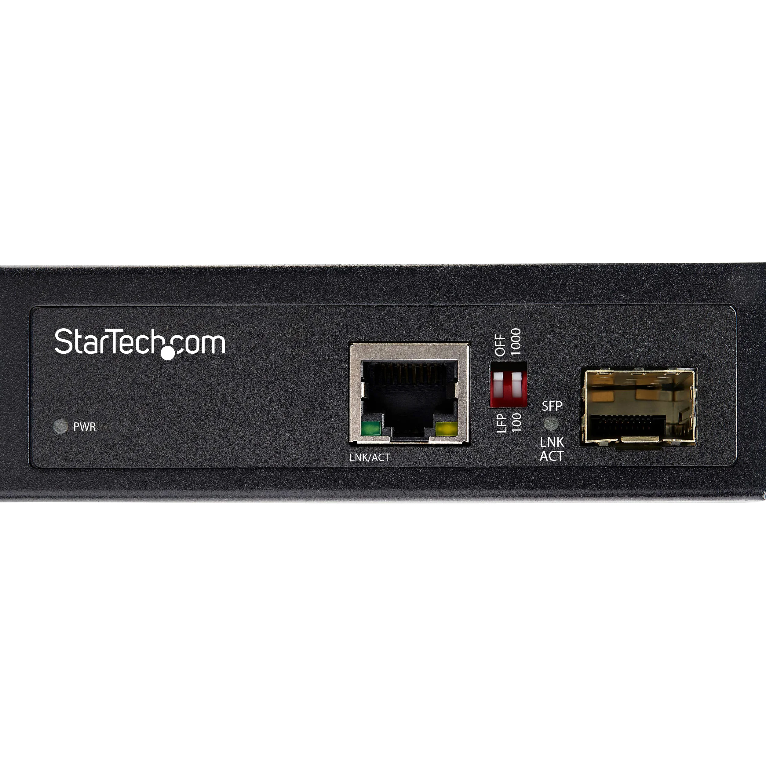 StarTech Convertisseur Fibre RJ45 Industriel, 1Gbps SFP (IMC1GSFP) | Monomode ou multimode, 12-56V CC, IP-30, -40 à +75C, Trames 16K, Mural/DIN